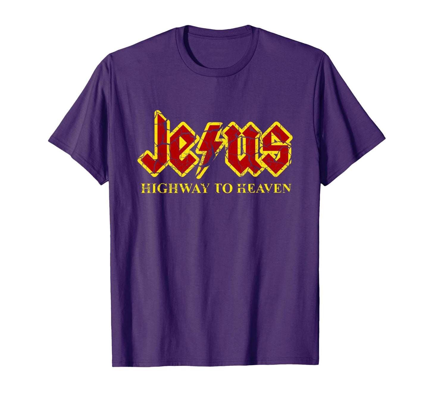 Jesus Highway To Heaven Funny Christian T-Shirt