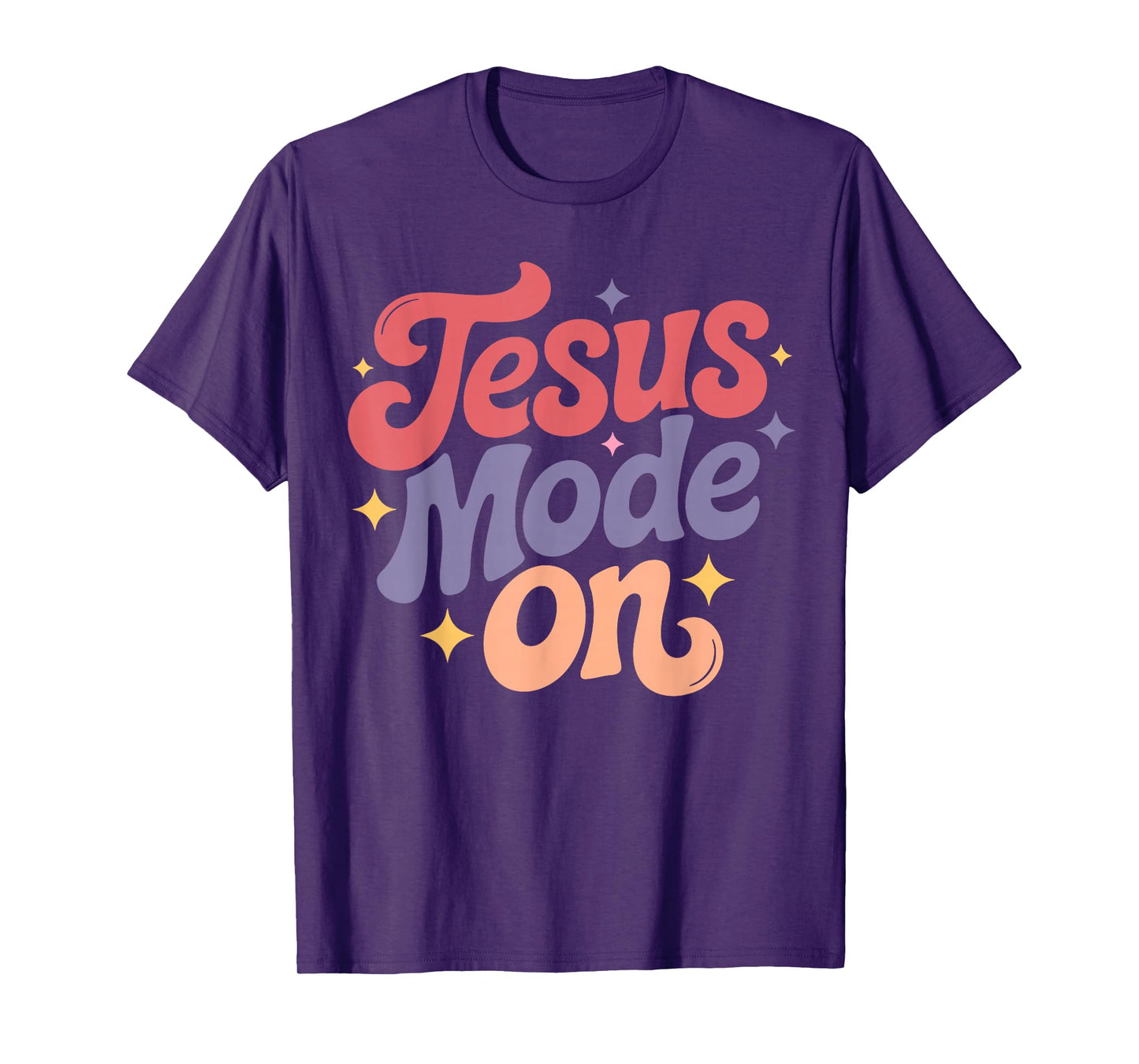 Jesus Mode On Christian Faith Design T-Shirt
