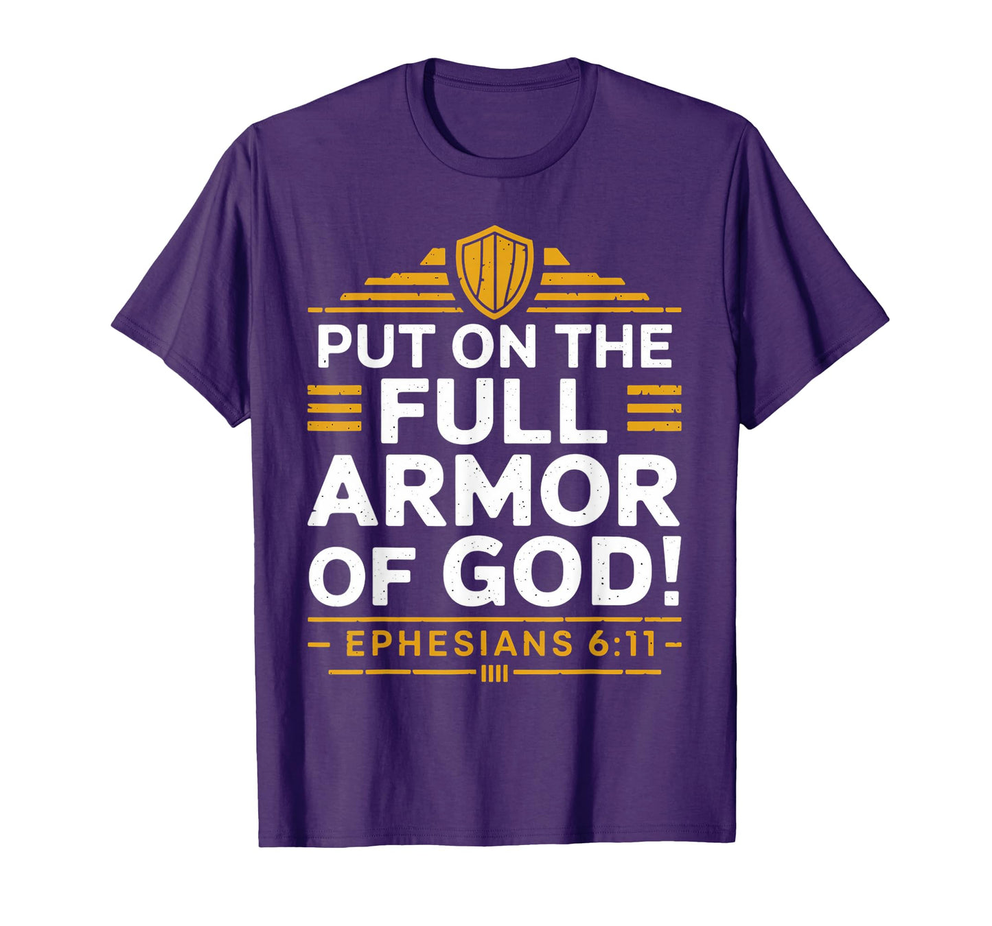 Full Armor Of God Gospel Christian Pray Faith Bible Verse T-Shirt