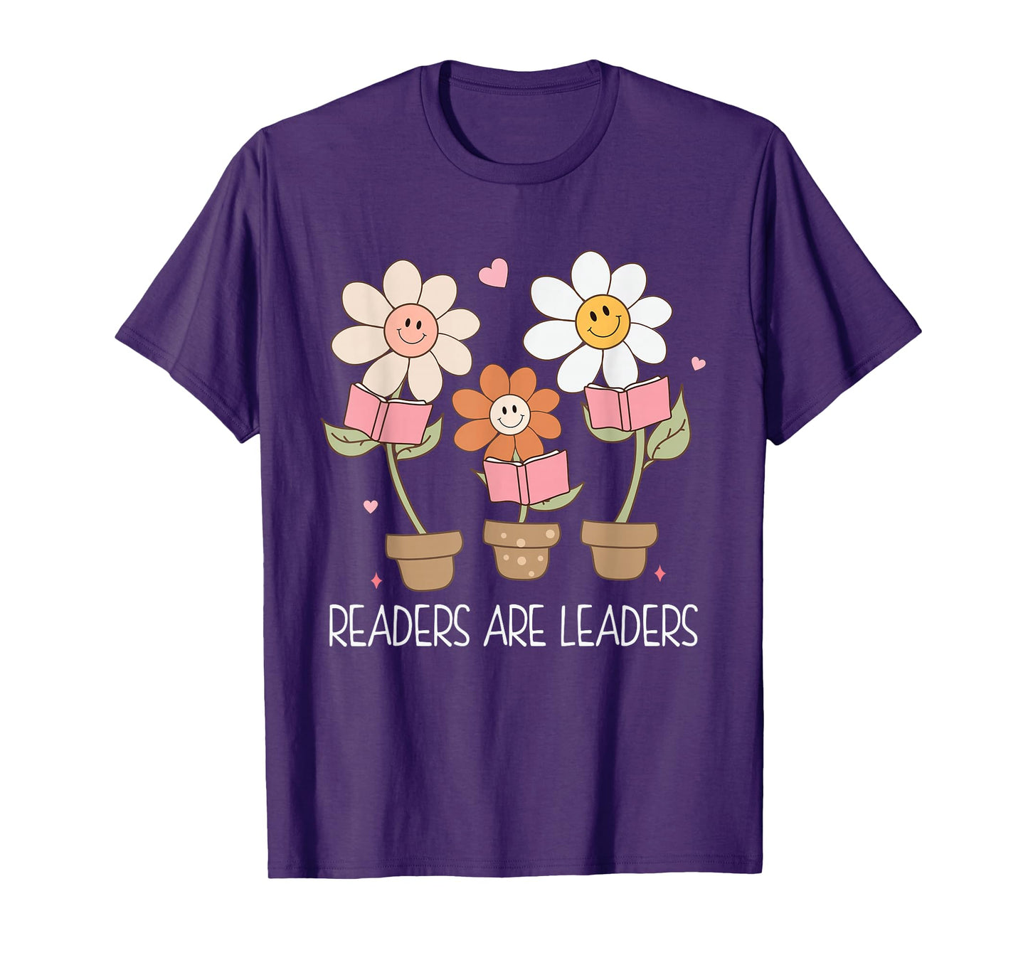 Readers Are Leaders Motivational Reading Book Quote T-Shirt