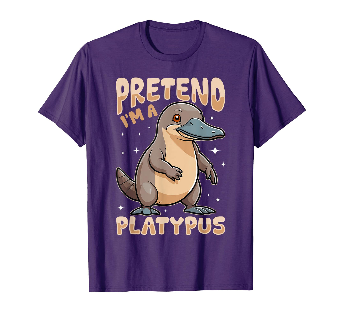 Funny Platypus Animal Pretend I'm A Platypus T-Shirt