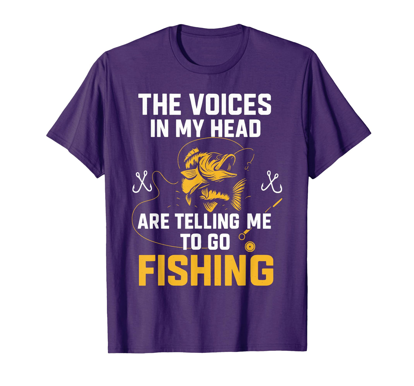 Funny Fishing Shirt – Fisherman Voices In My Head T-Shirt