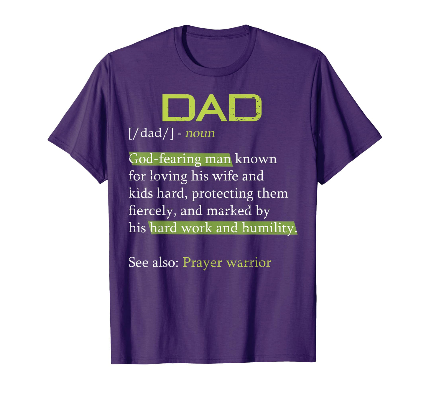 Papa Husband Spiritual Pastor Worship Leader Jesus Mens Christian Dad Definition God Religious Roman Catholic Father T-Shirt Black