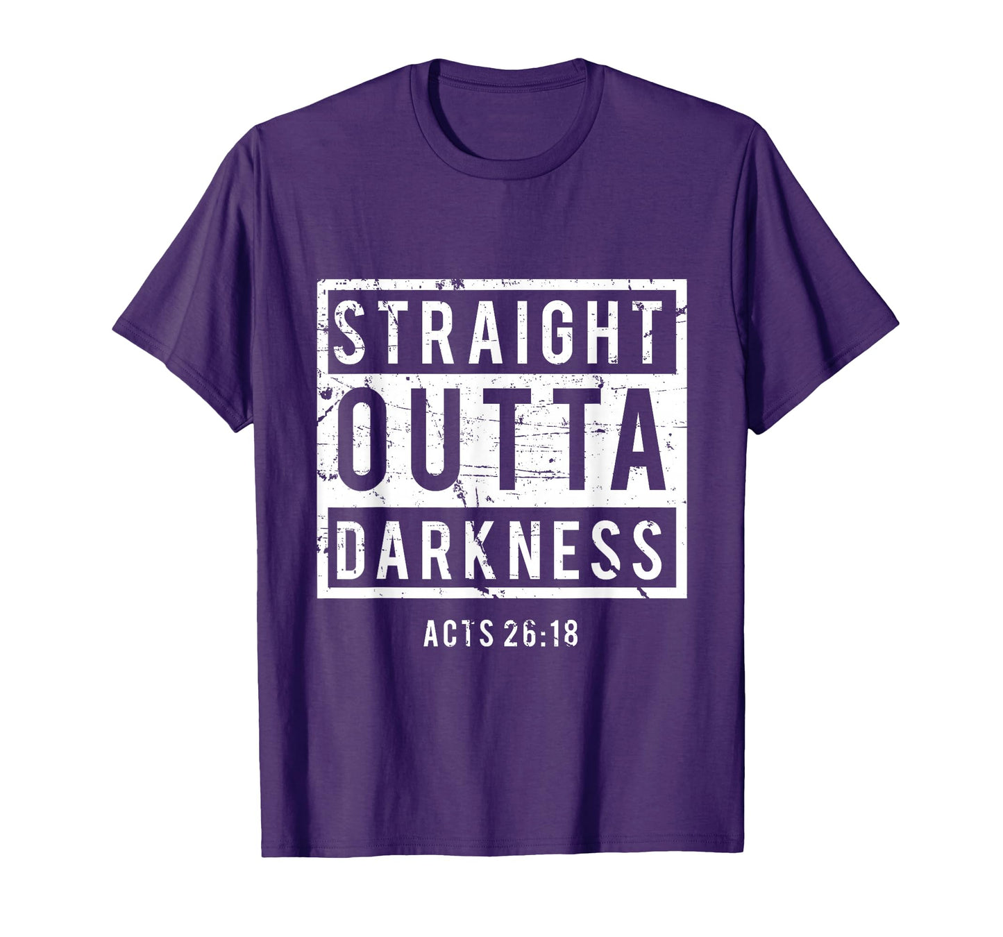 Biblical Verse Gifts - Straight Outta Darkness T-Shirt