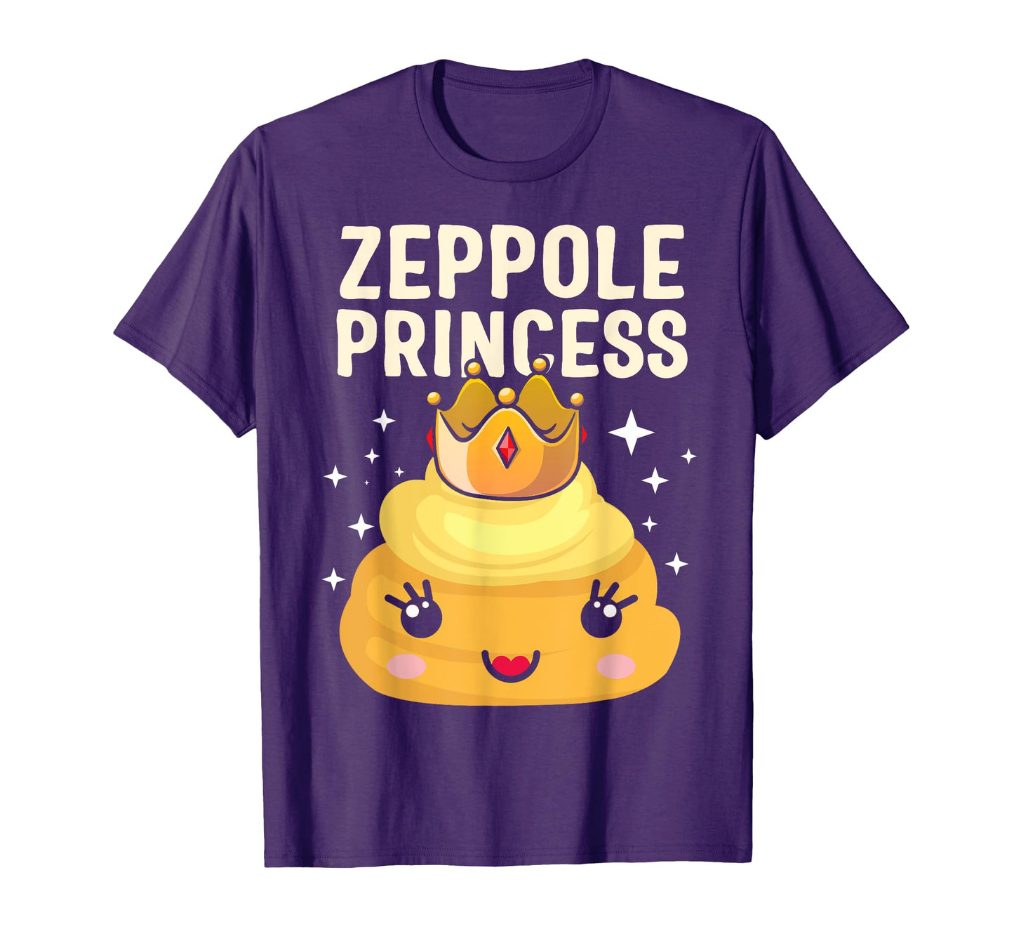 Saint Joseph's Day Zeppole Princess Cute Italian Pastry Marc T-Shirt