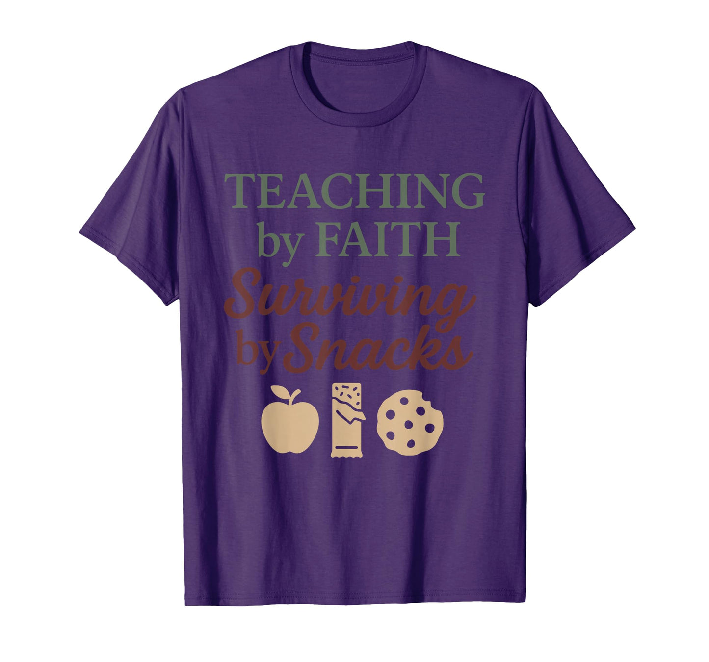 Christian Homeschool Mom Exhausted Chaos Faith Humor T-Shirt
