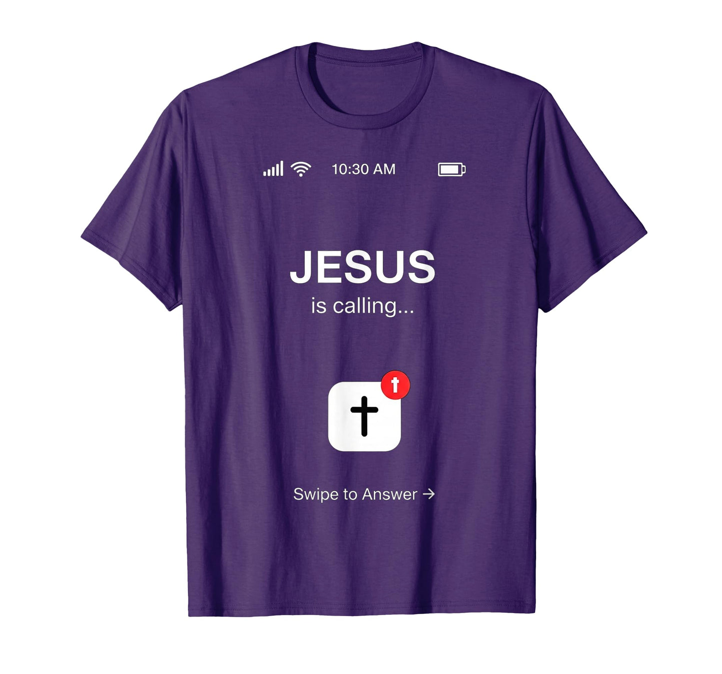 Funny Jesus is Calling Christian Religious Humor Graphic T-Shirt