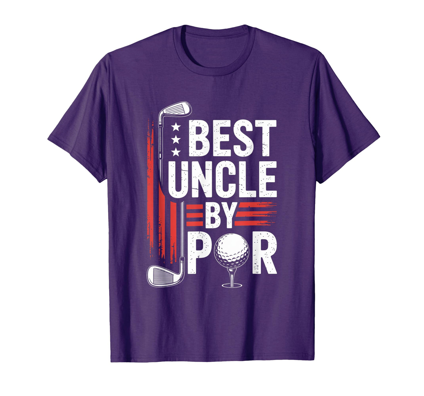 Uncle Golf Best Uncle by Par Funny Golfing Baby Announcement T-Shirt