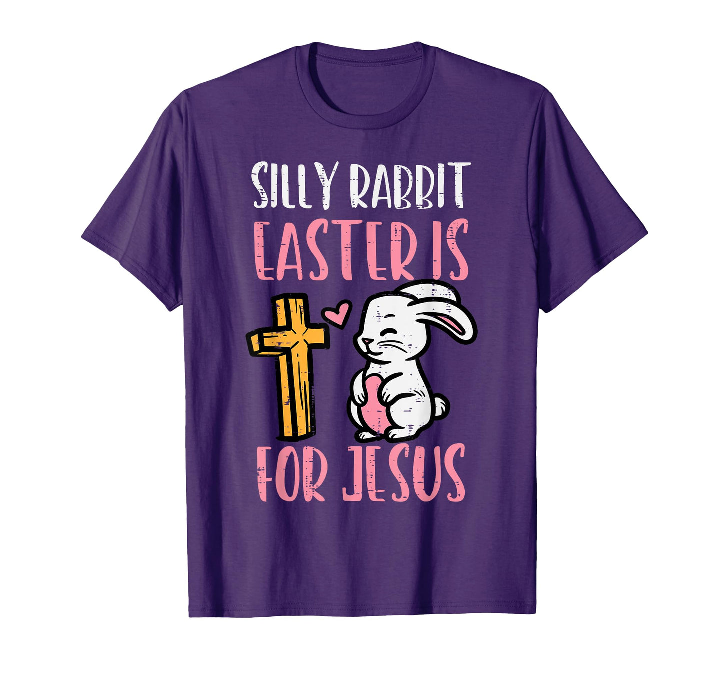 Silly Rabbit Easter Is For Jesus Religious Christian Toddler T-Shirt