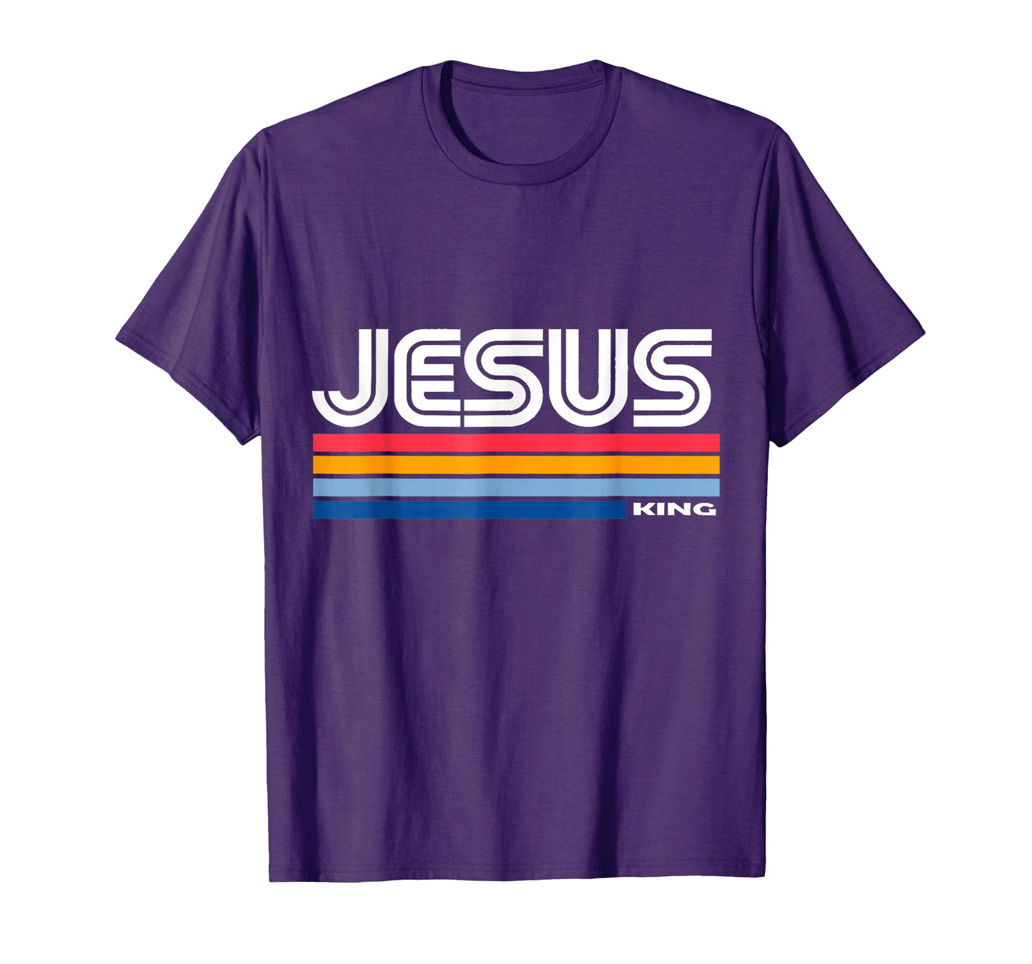 Jesus King Retro Vintage Design T-Shirt