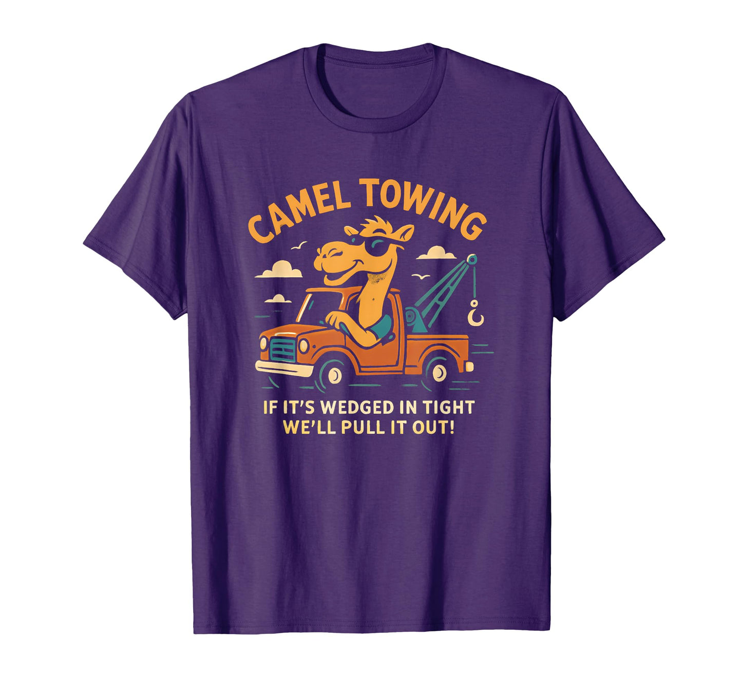 Camel Towing Vulgar Raunchy Funny Men's Camel Towing T-Shirt