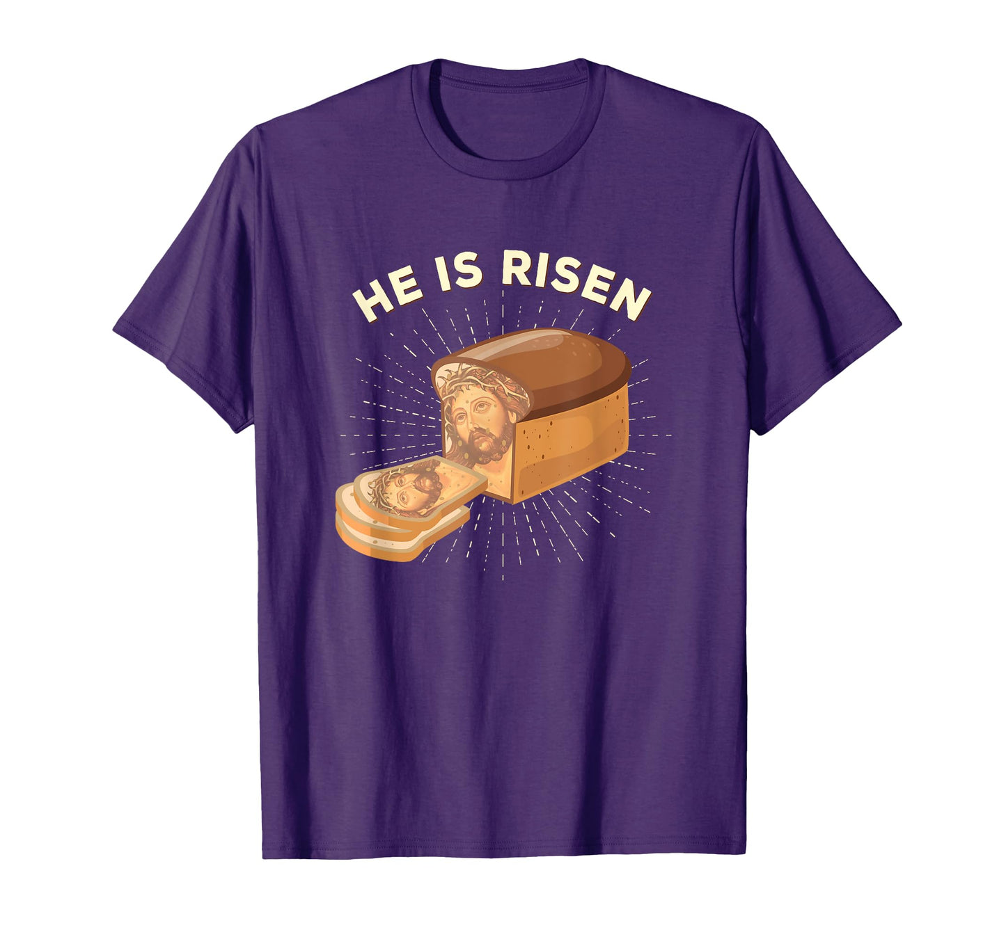 He is Risen Jesus Christ Easter Word Game Bread Baker T-Shirt