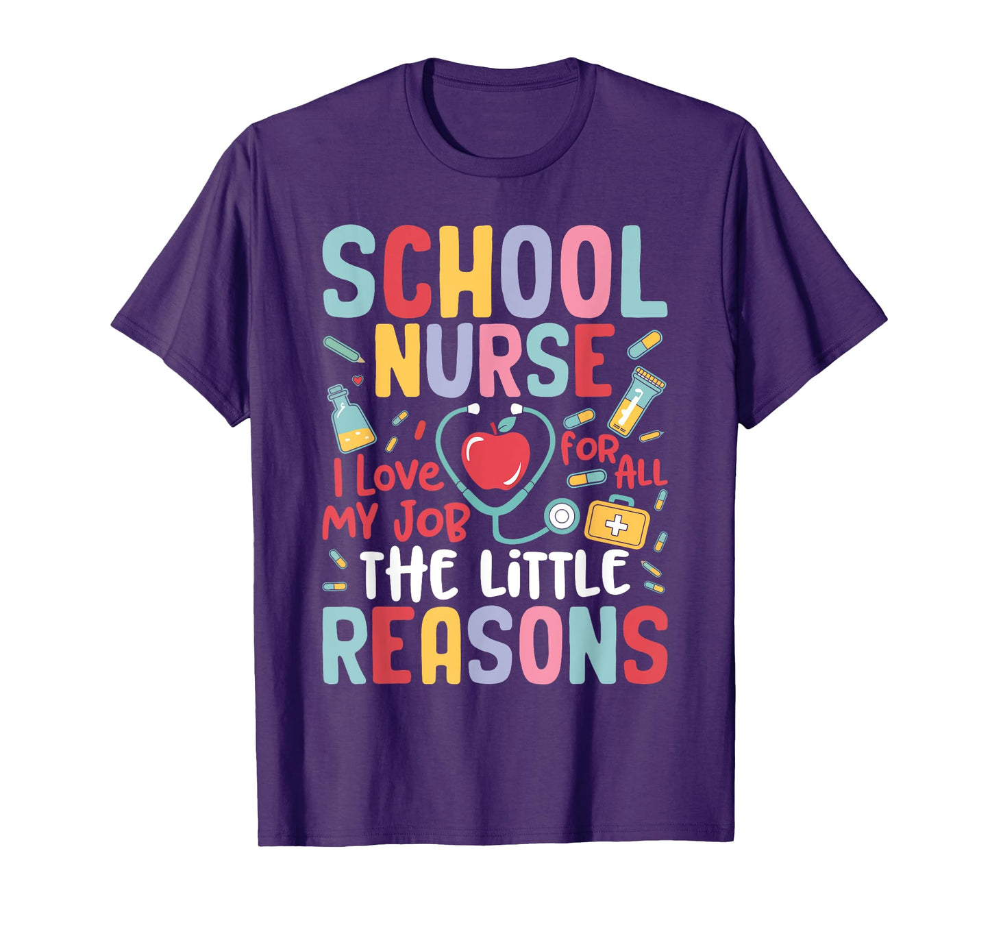 School Nurse Appreciation Nursing Elementary School Nurse T-Shirt