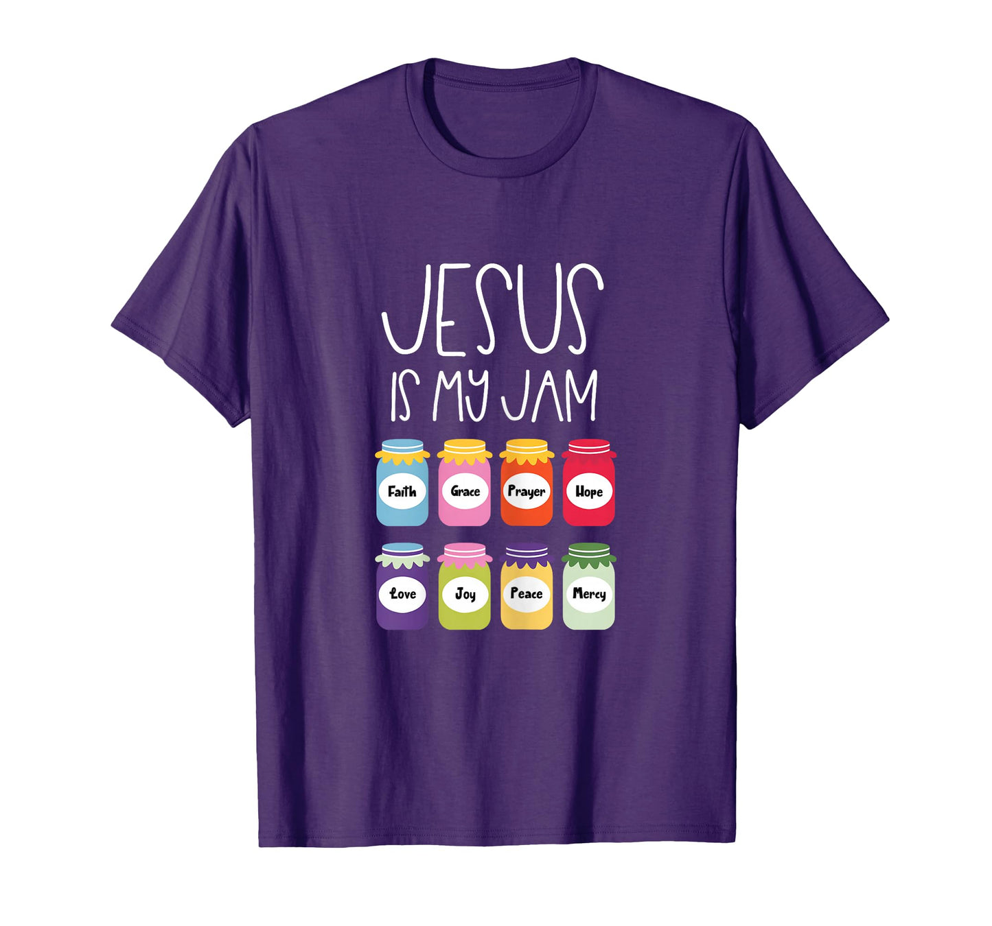 Jesus is My Jam Christian Women’s Shirt - Faith Cross Bible T-Shirt