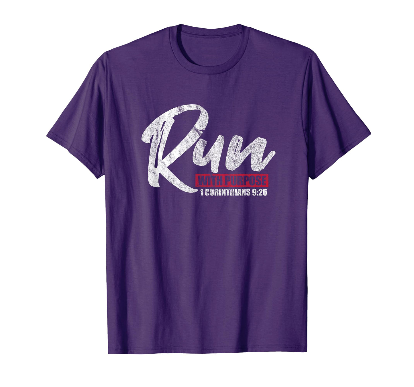 1 Corinthians 9:26 Christian Faith Running Runner T-Shirt
