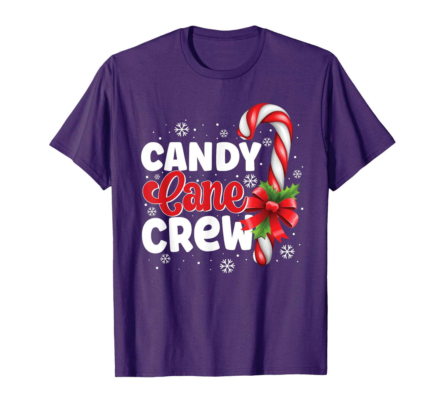 Candy Cane Crew Christmas Candy Love Pajamas T-Shirt
