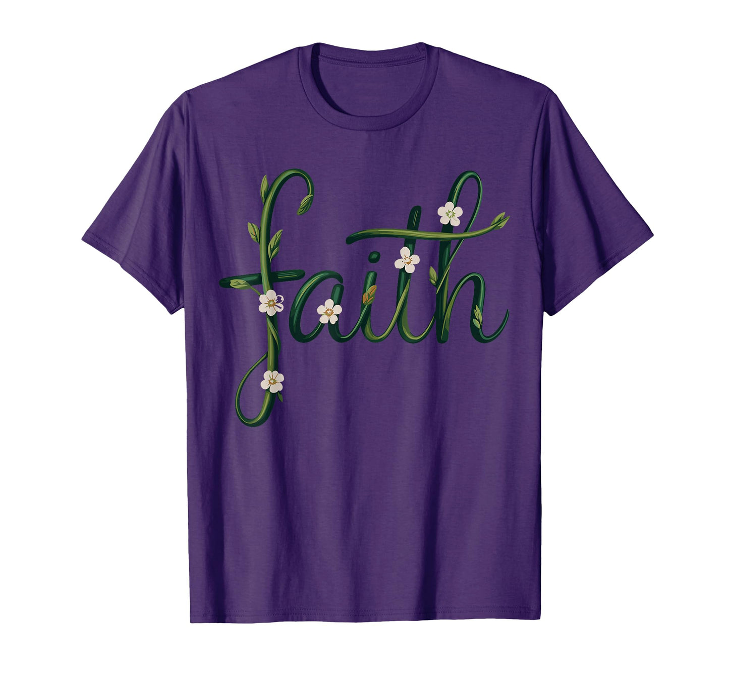 Faith Daisy Flower Christian T-Shirt