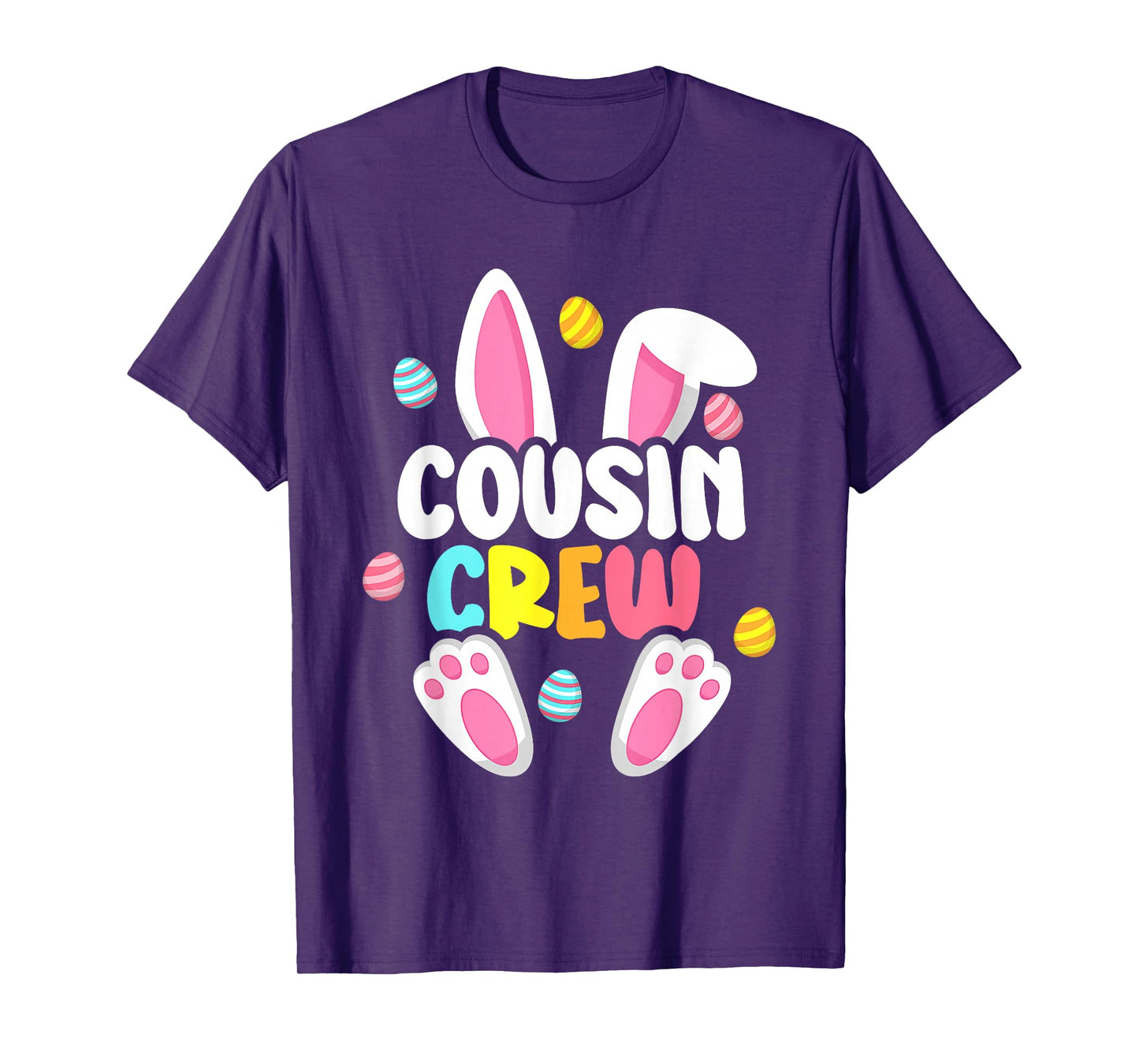Cousin Crew Family Matching Bunny Easter Day Egg Hunt Group T-Shirt