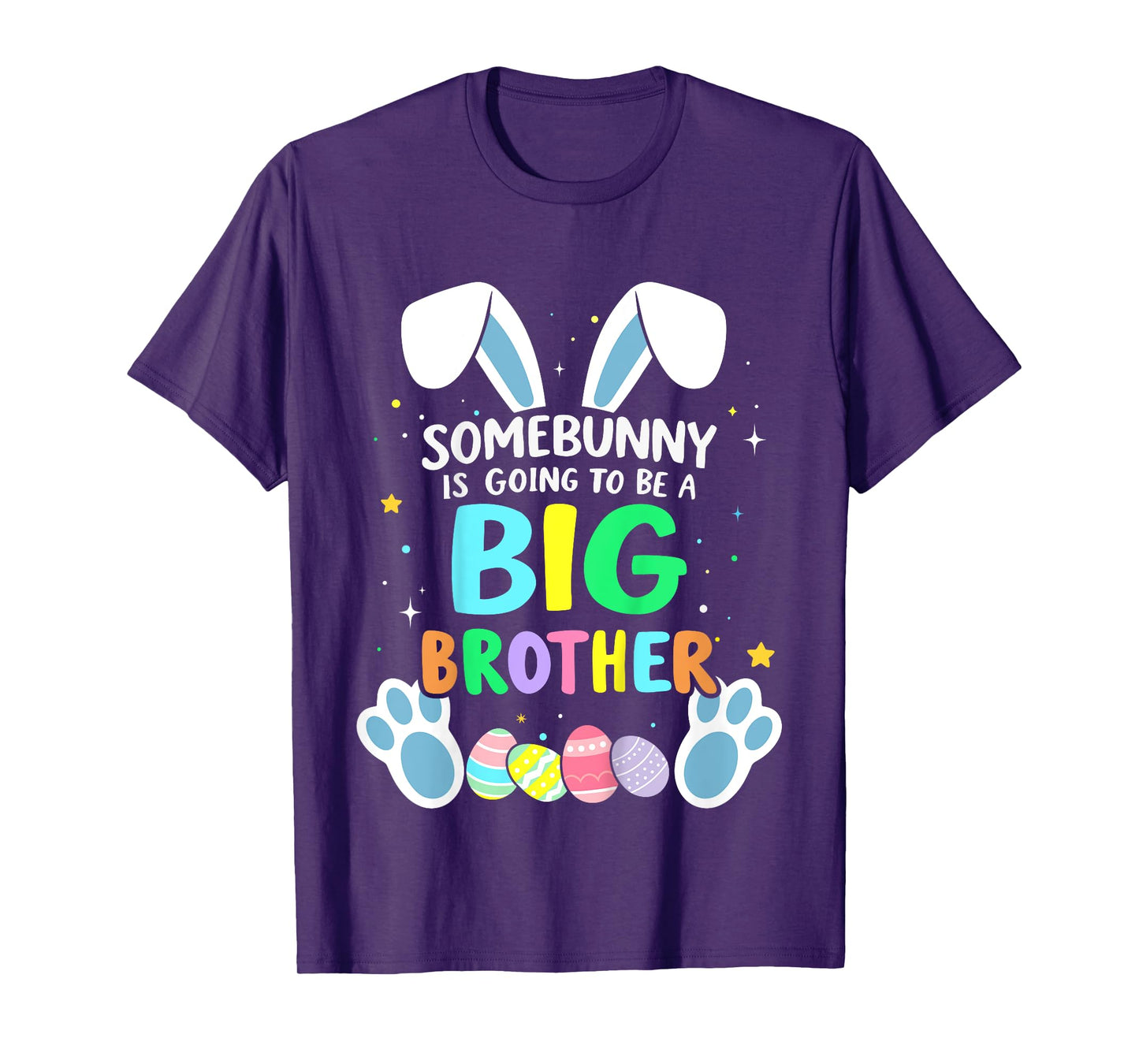 Kids Somebunny is going to be a big brother for easter baby T-Shirt