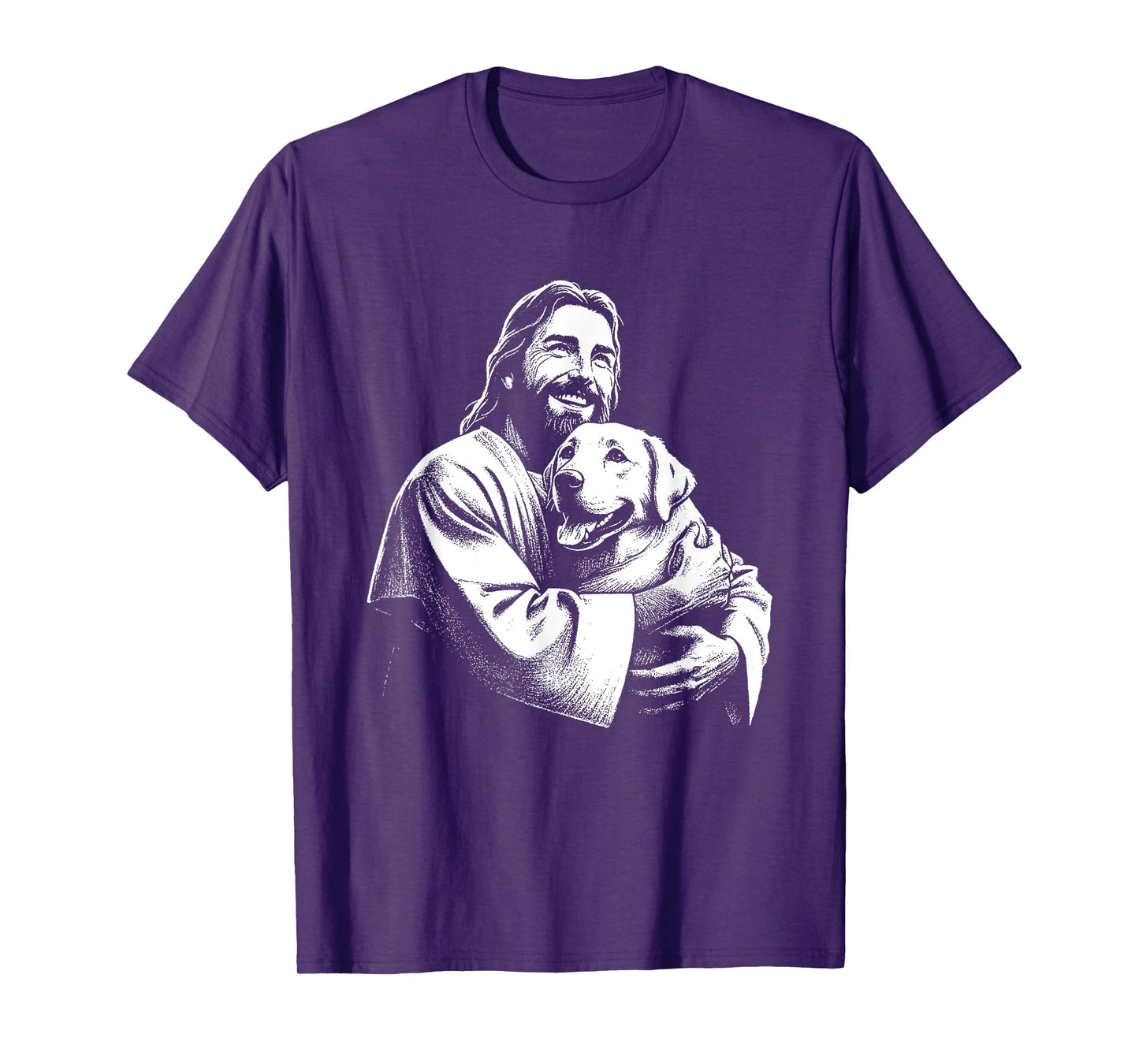 Jesus Labrador Dog - Funny Christian Religious Dog Lover Men Women Kids T-Shirt