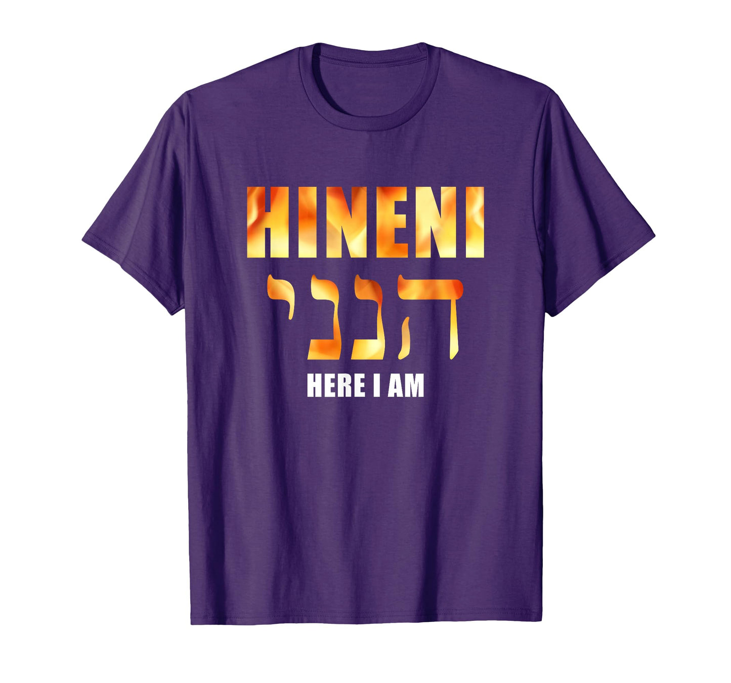 HINENI Here I Am – Hebrew Christian Faith Biblical T-Shirt