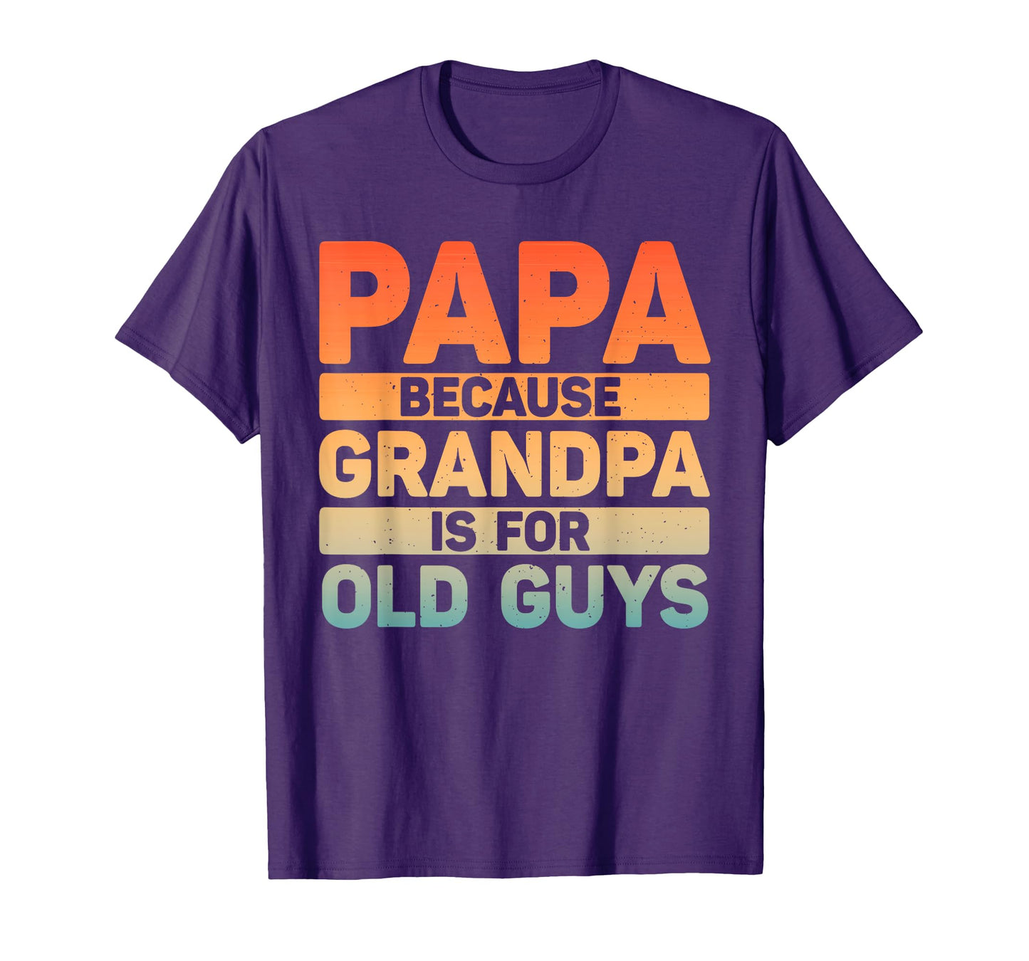Papa Art For Grandpa Men From Grandkids Father's Day Papa T-Shirt