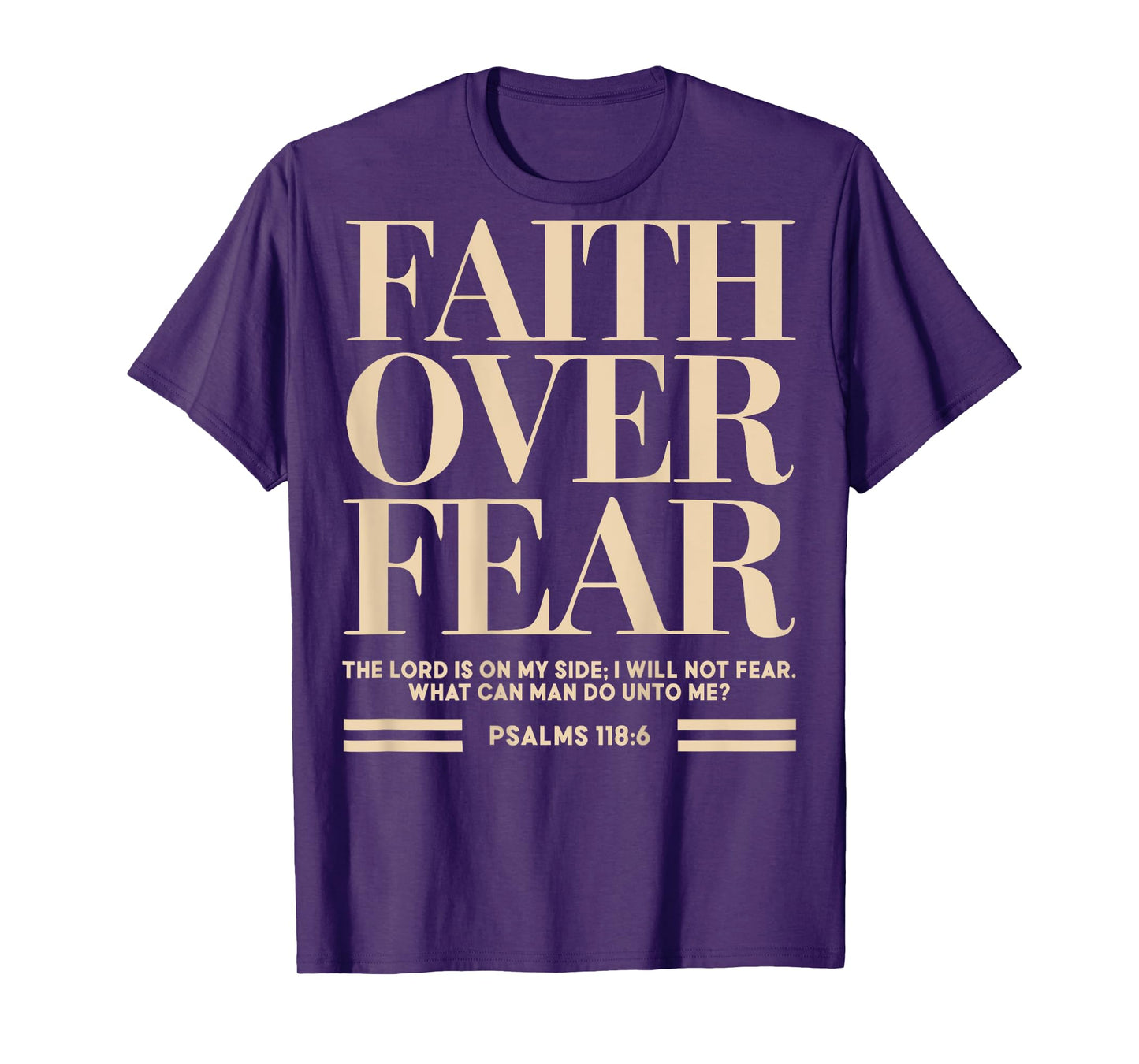 Faith Over Fear Christian Jesus Toddler God Son Sister Boys T-Shirt