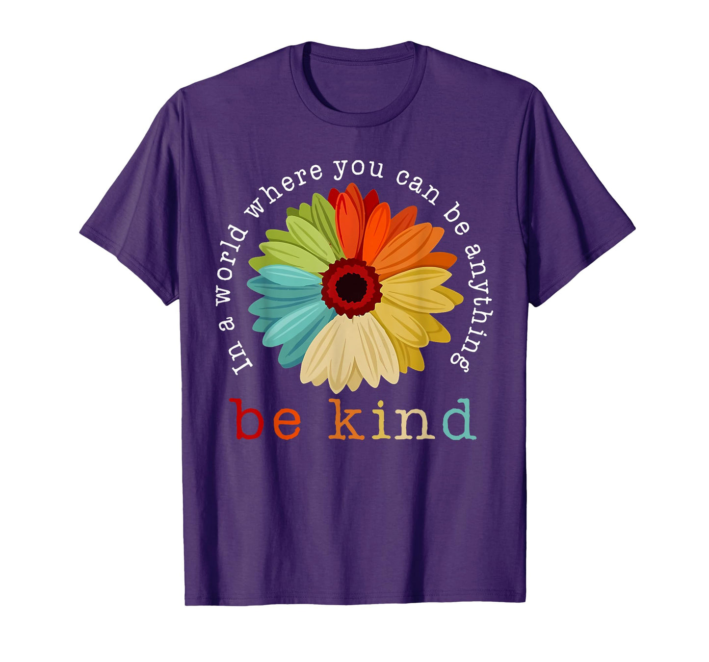 In A World Where You Can Be Any Thing Be Kind Kindness Day T-Shirt