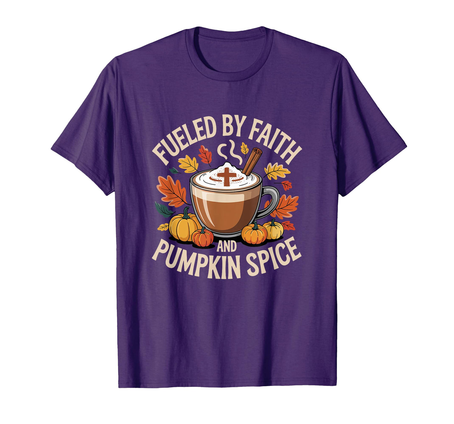 Faith Thanksgiving Pumpkin Spice Fall Season Autumn T-Shirt