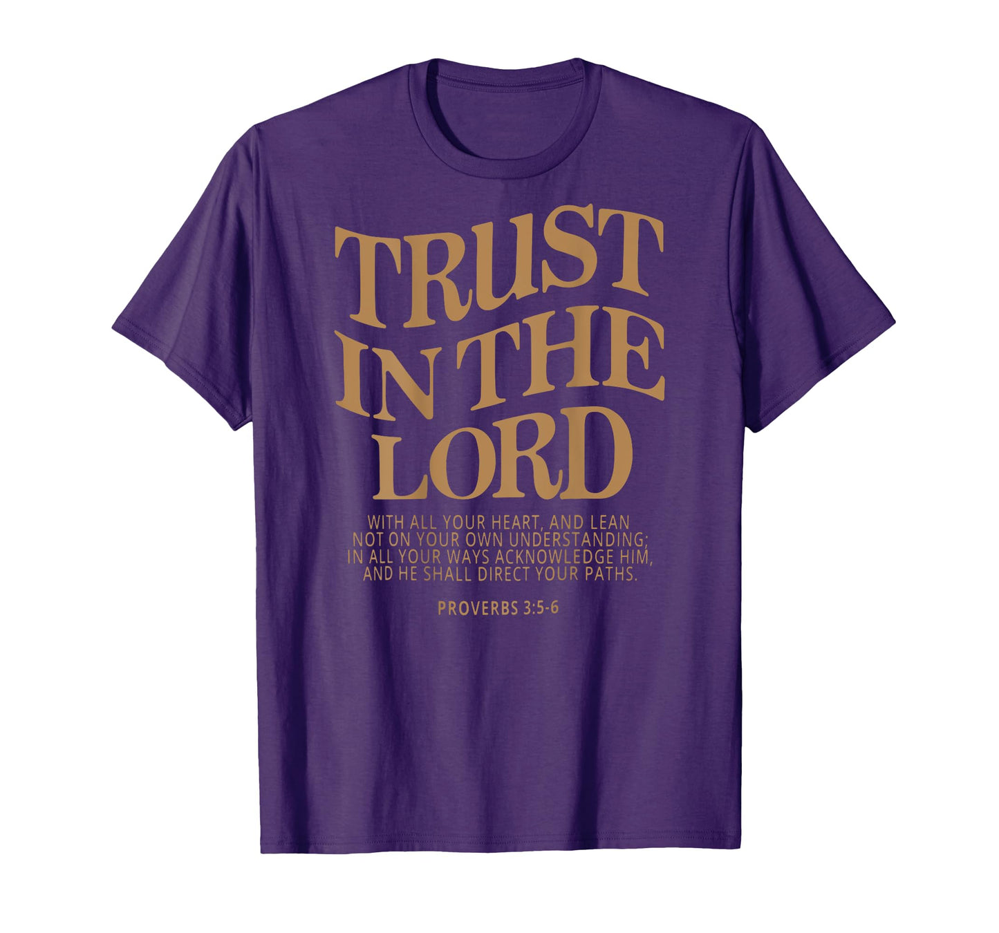 Trust In The Lord Christian Religious Faith Jesus Women's Christian T-Shirt
