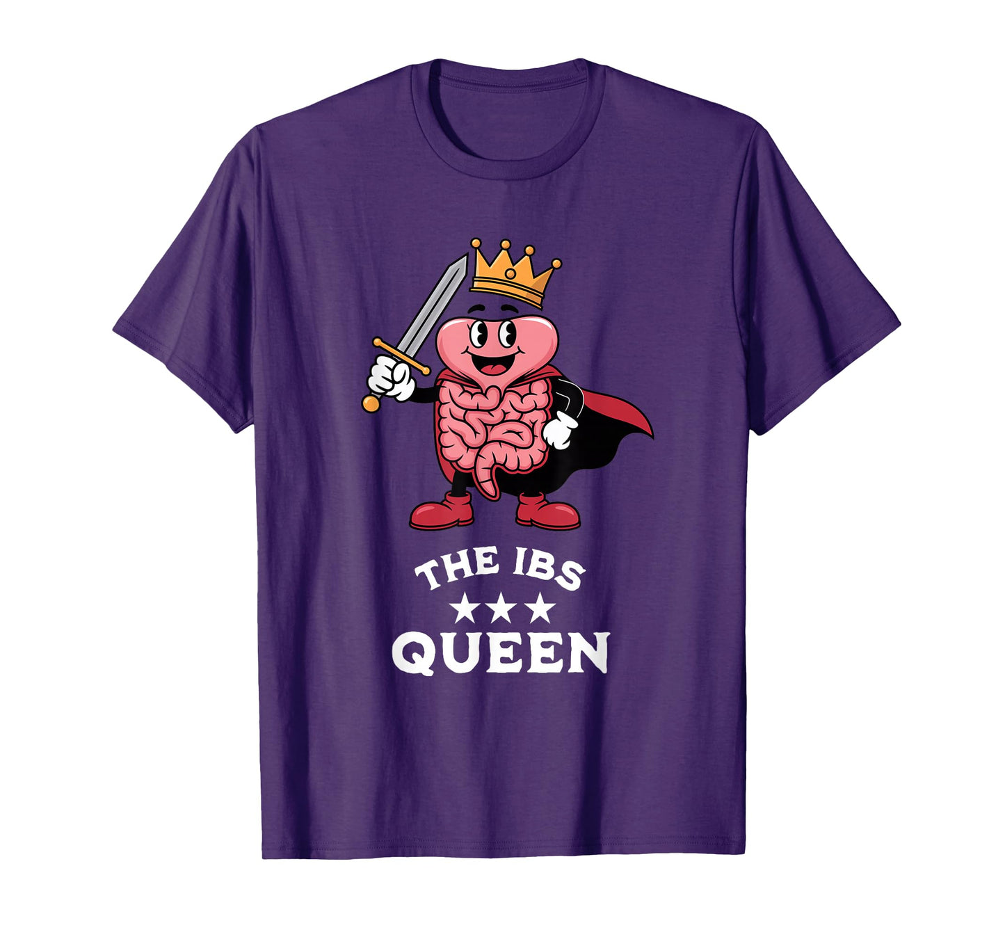 IBS Queen Funny Intestines Diarrhea Quote T-Shirt