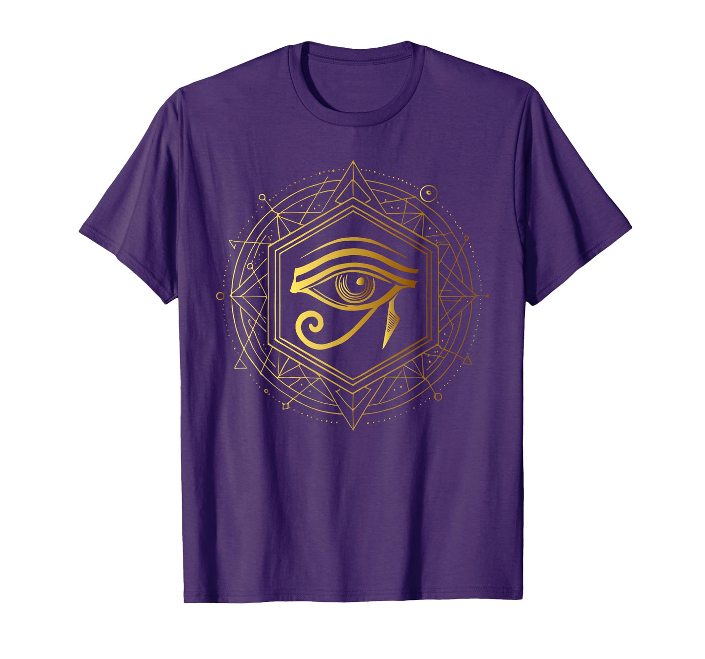Mystical Eye of Horus Geometric Ancient Egypt T-Shirt