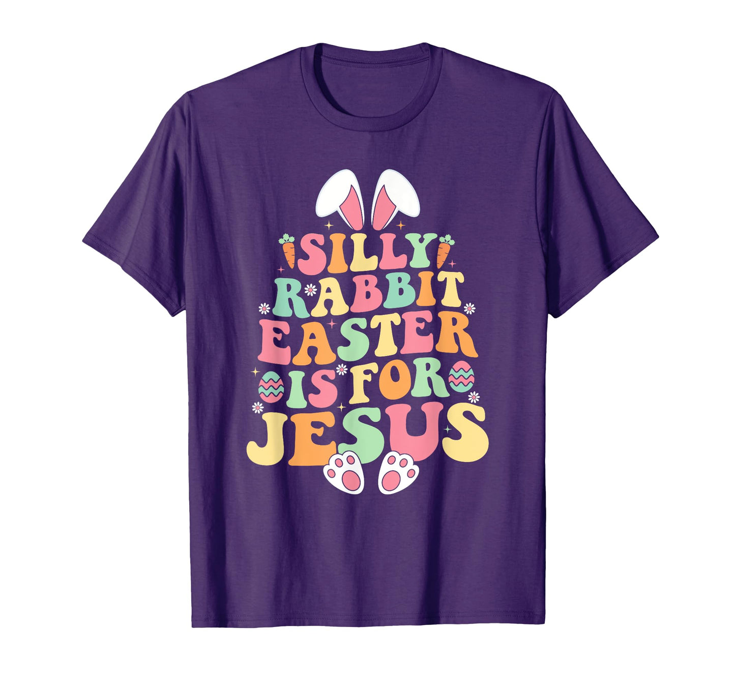 Silly Rabbit Easter Is For Jesus Christian Toddler Girls T-Shirt