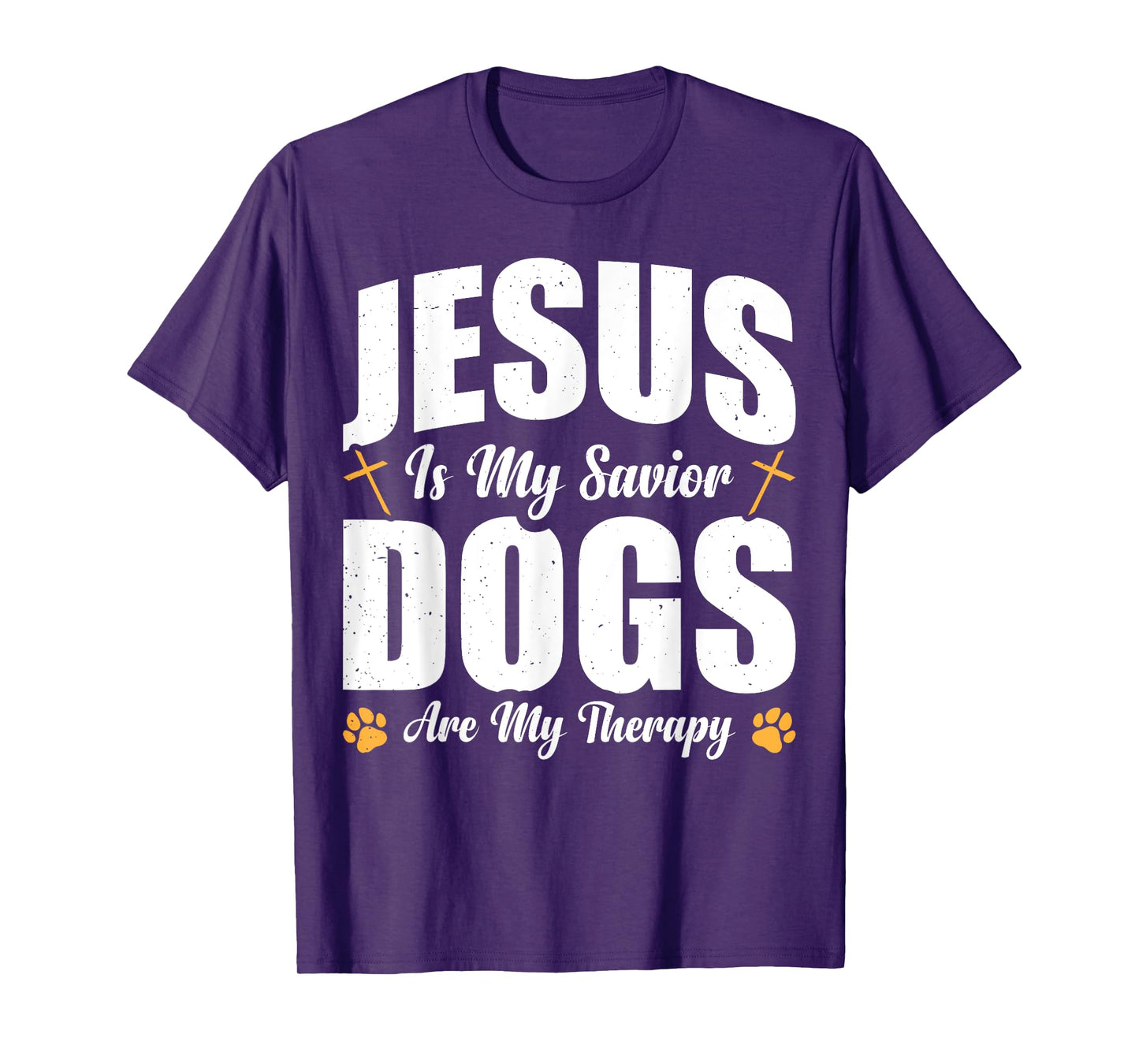 Jesus Is My Savior Dogs Are My Therapy T-Shirt