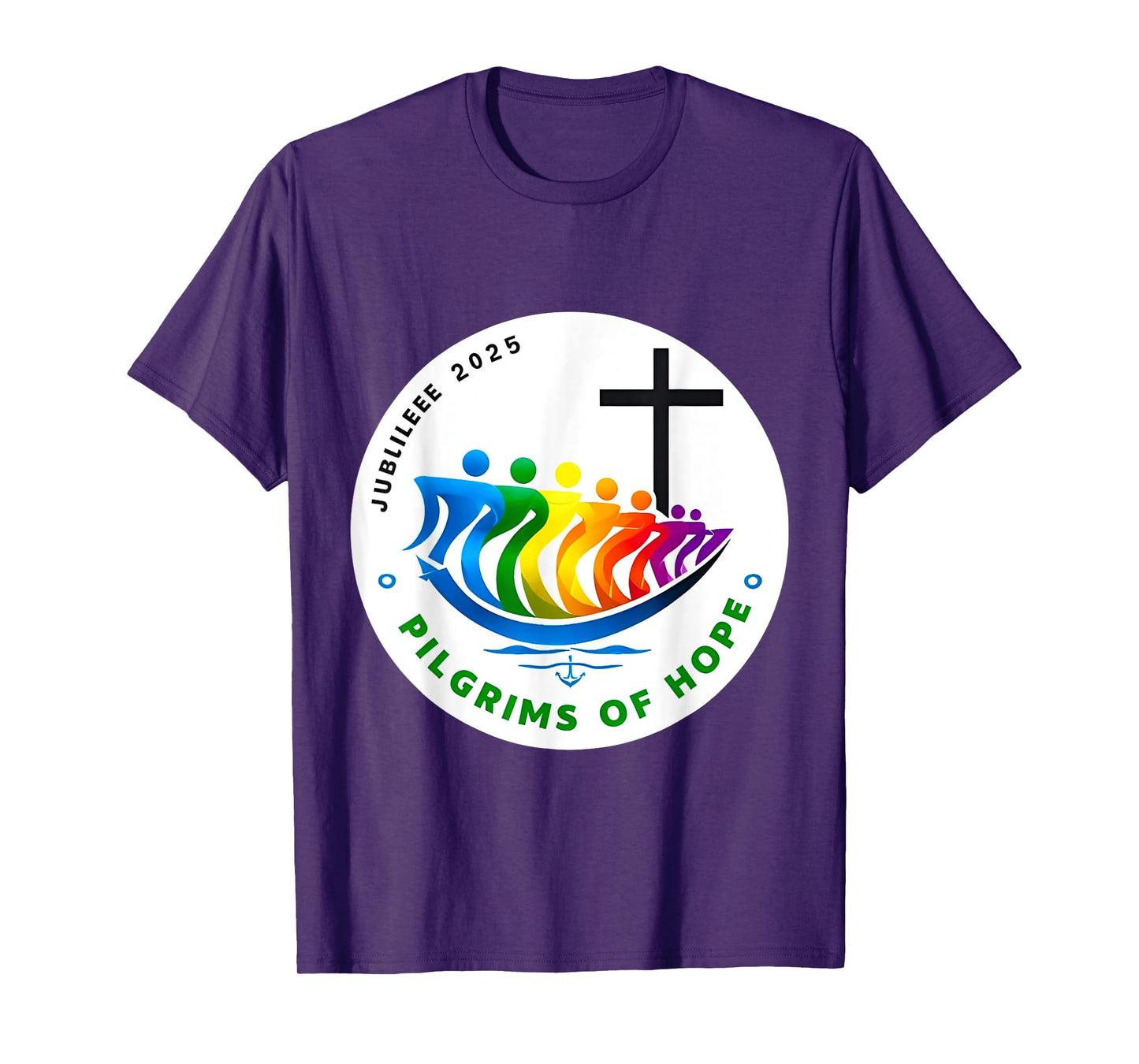 Jubilee 2025 Pilgrims of Hope for Faith Journey T-Shirt