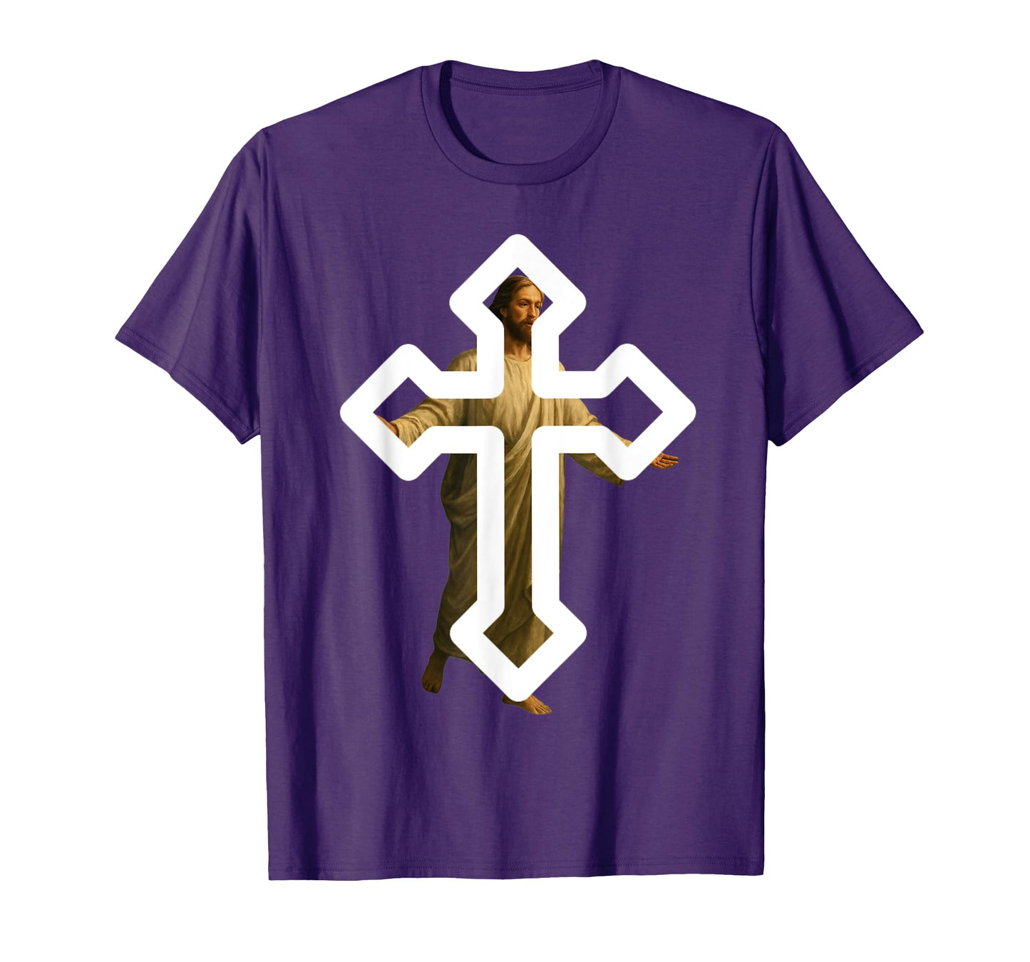 Jesus Cross Symbol | Christian Faith Spiritual Art T-Shirt