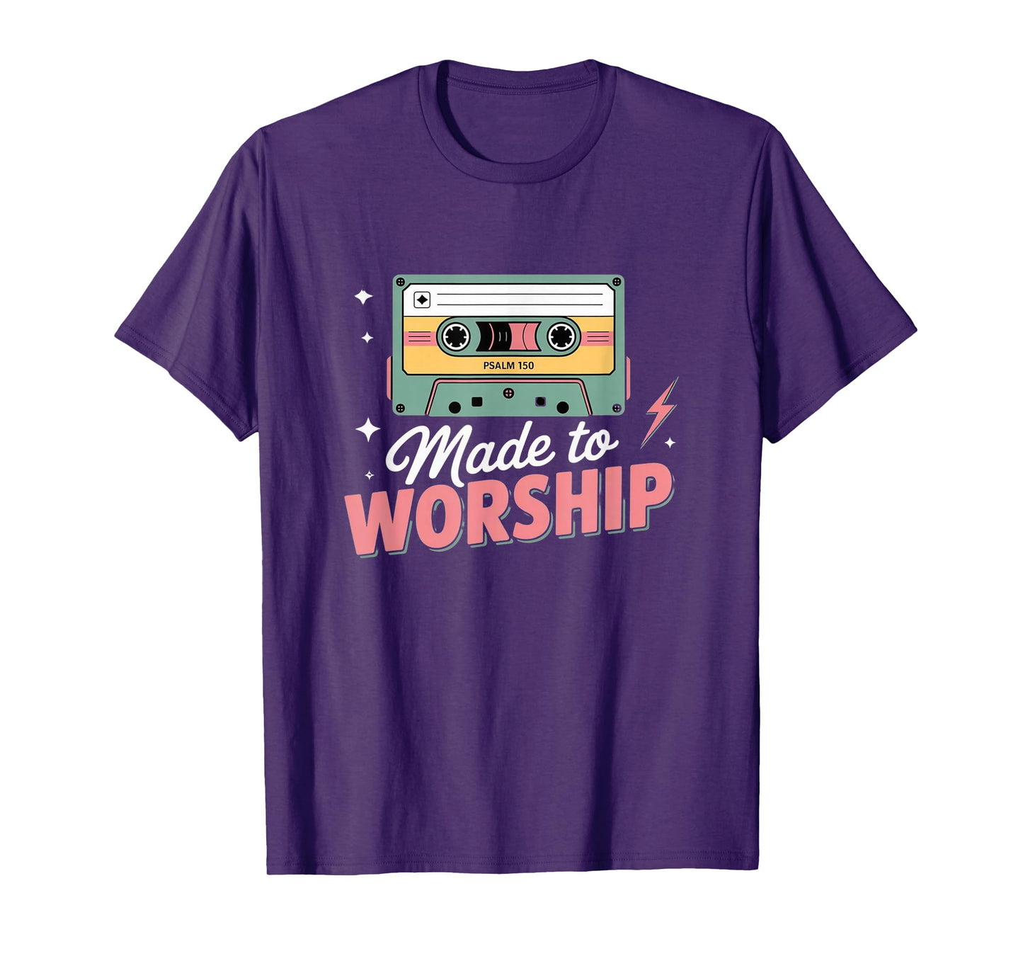 Made to Worship - Psalm 150 Cassette Tape Tee T-Shirt