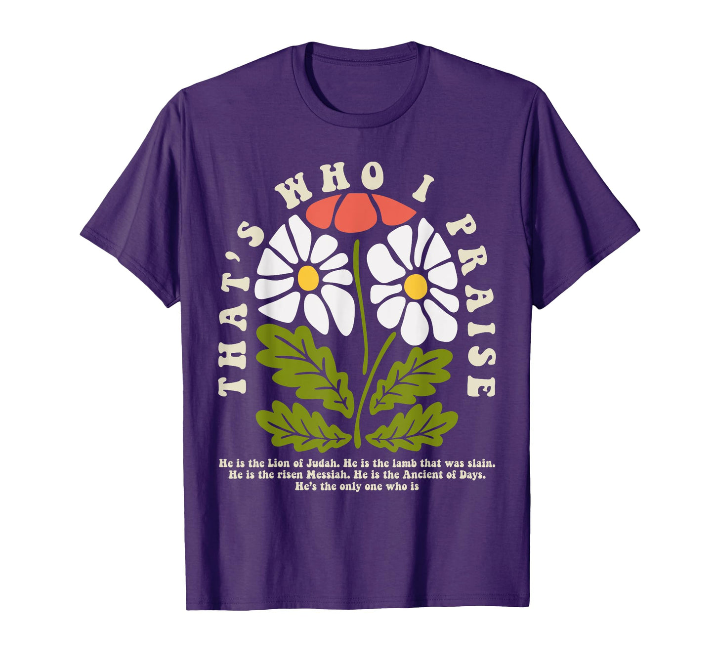 Brandon That's Who I Praise Jesus Christian Lake Merch T-Shirt