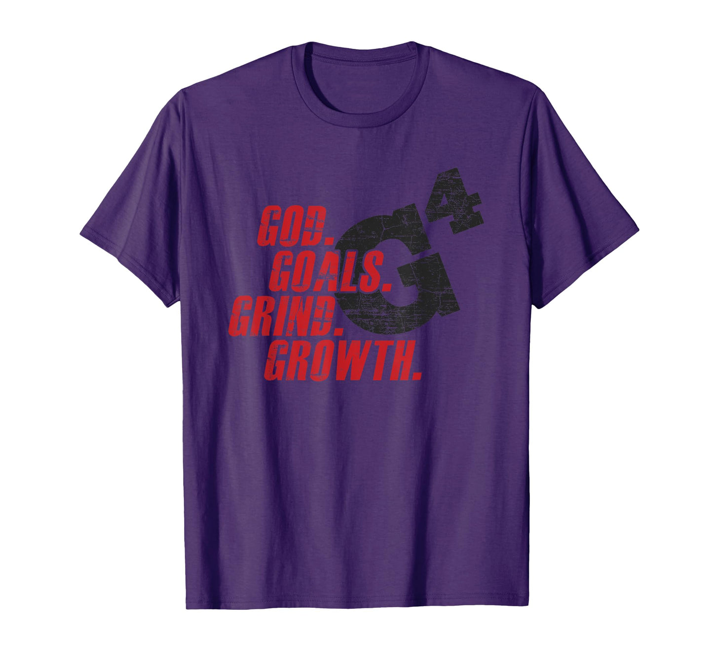 G4 God Goals Grind Growth Christian Bible Believers T-Shirt