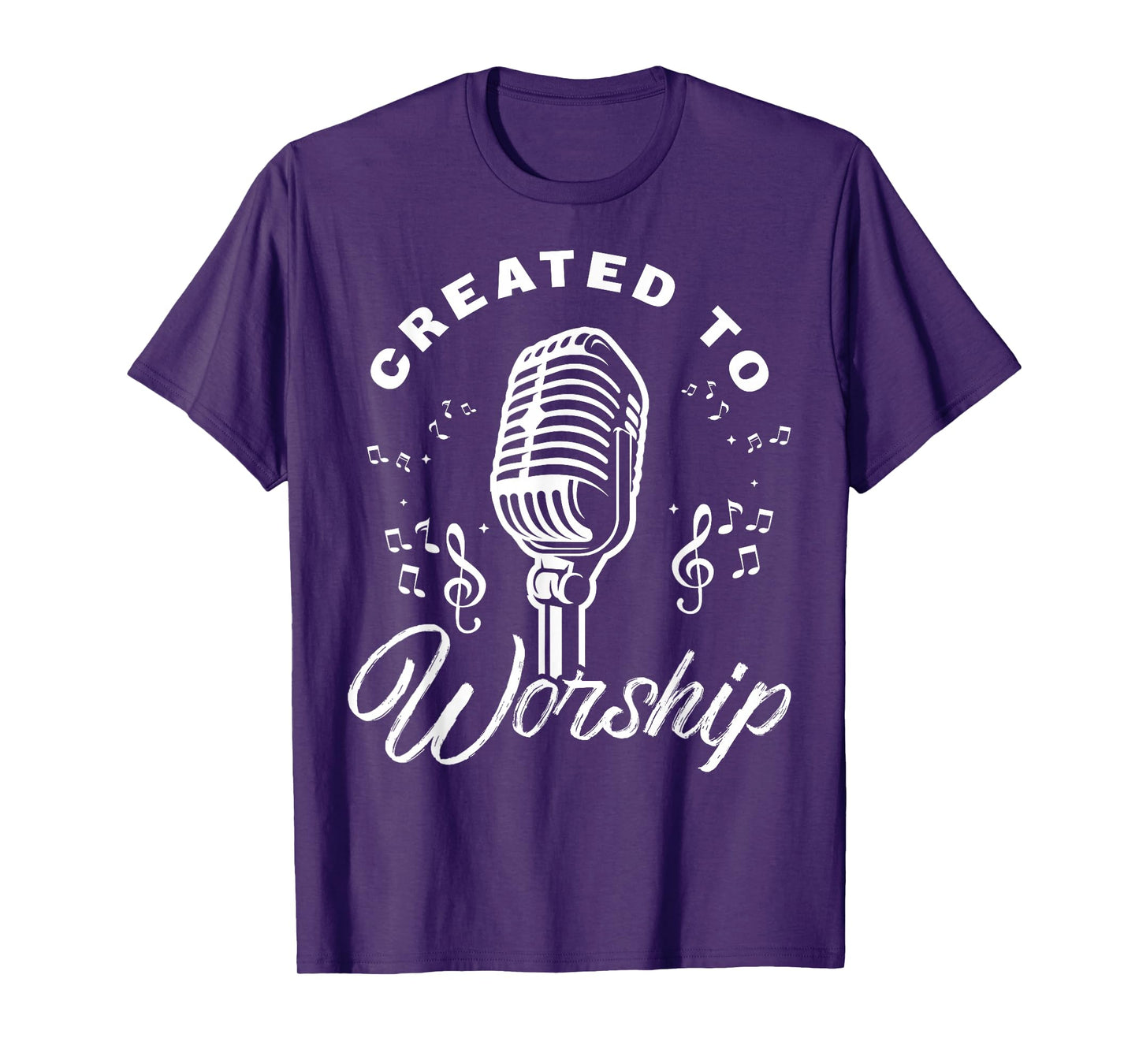 Created To Worship Gift Design For Christian God Fans T-Shirt
