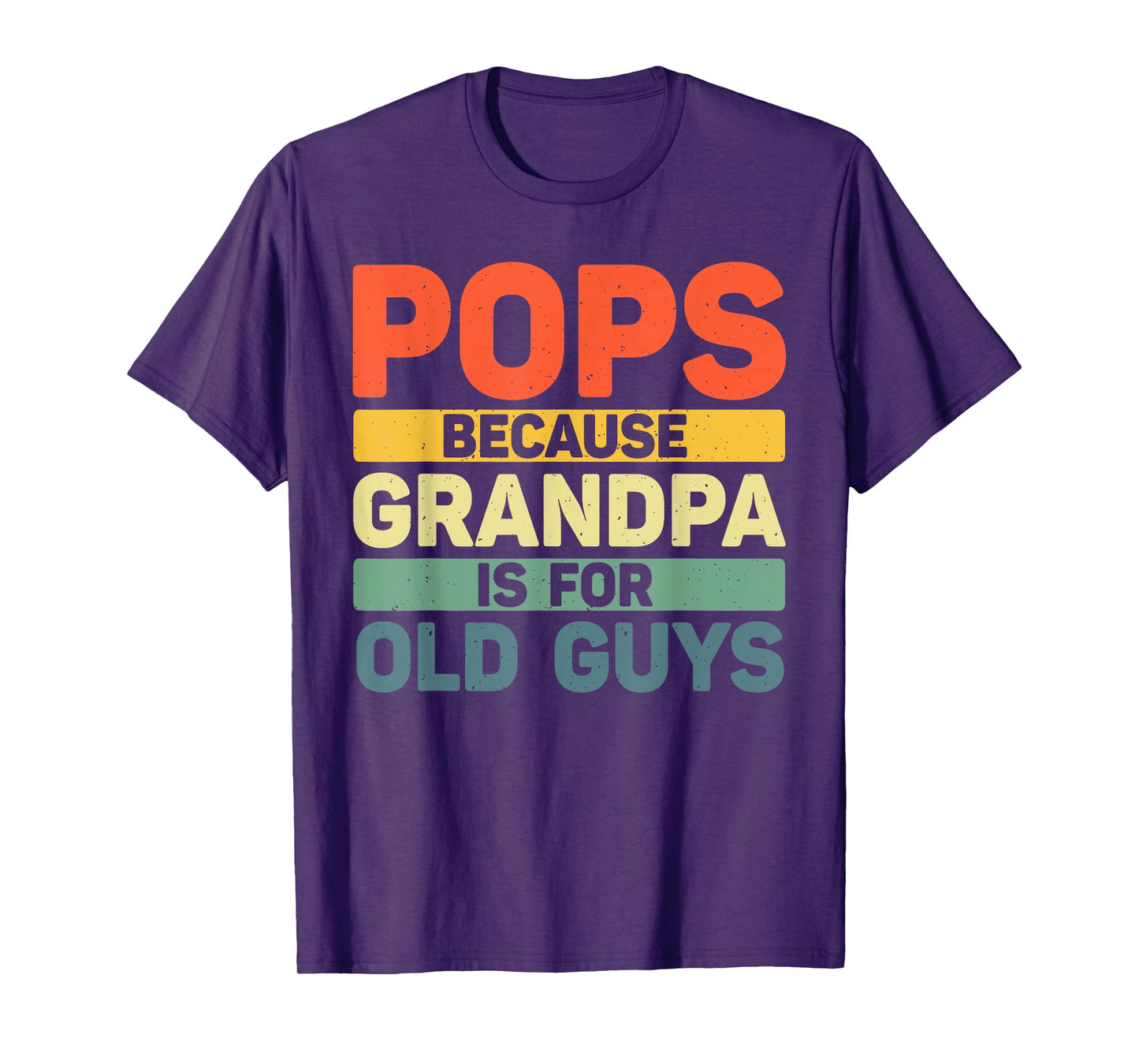 Pops Design For Grandpa From Grandkids Father's Day Pops T-Shirt