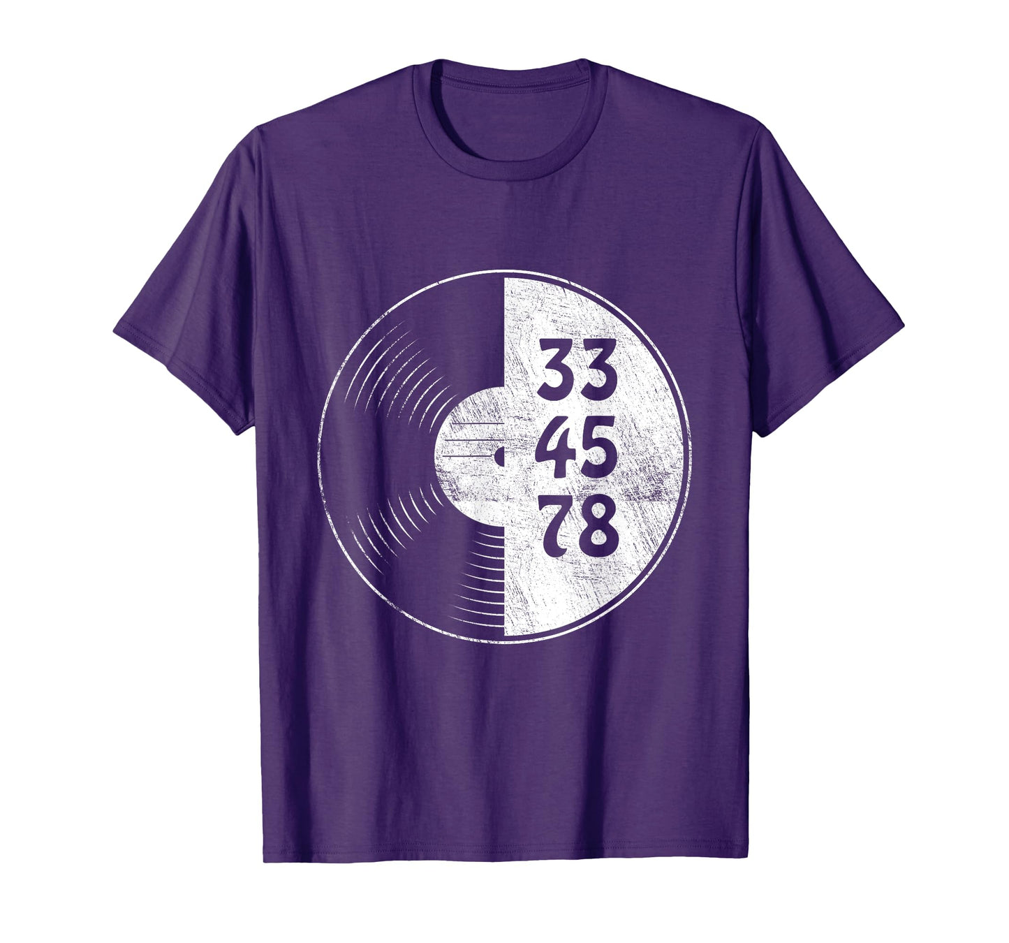 33 45 78 - Vinyl Records Music Lover Record Collector T-Shirt