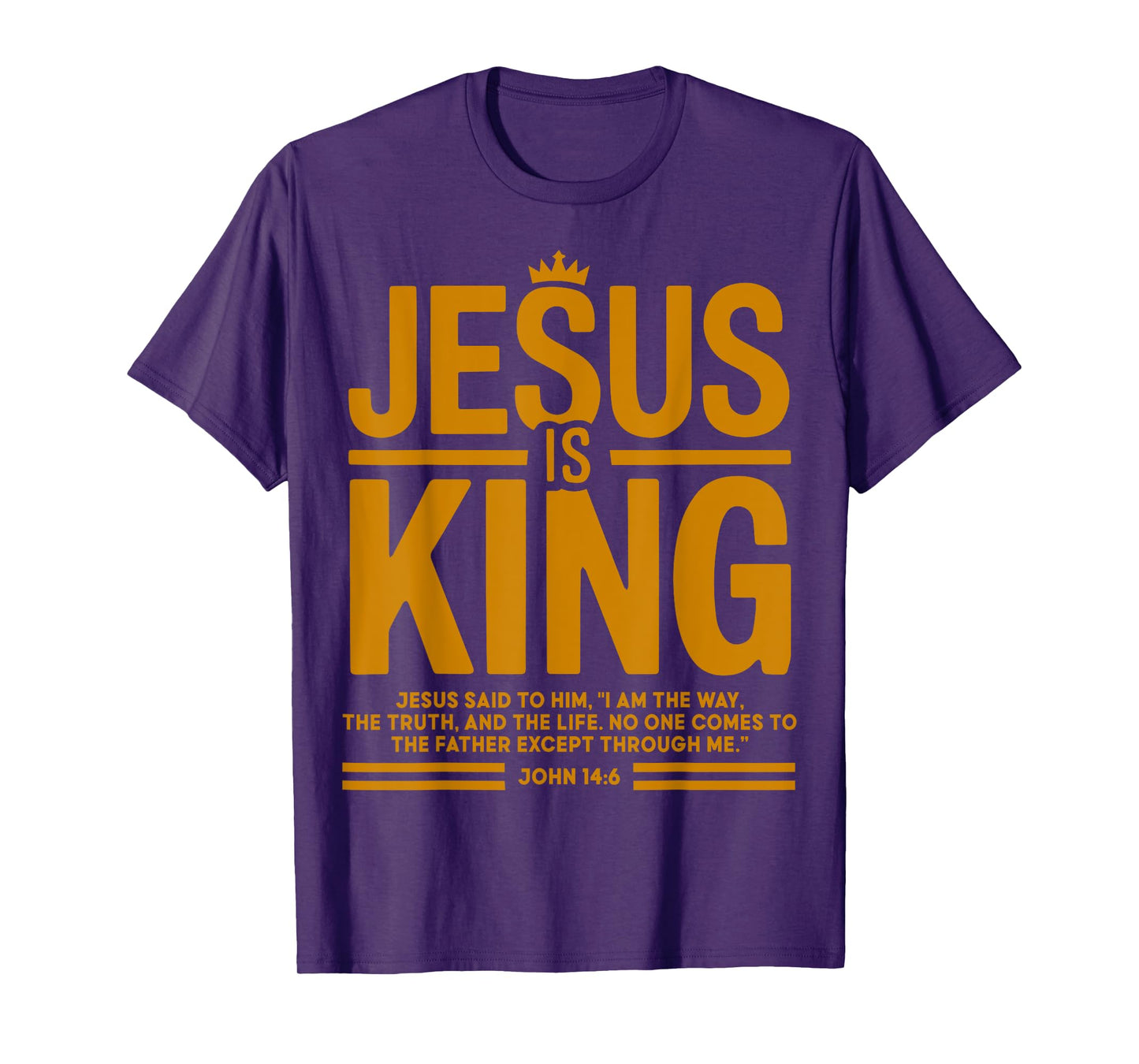 Toddler Boy Jesus Is King White Christian God Son Sister Mom T-Shirt