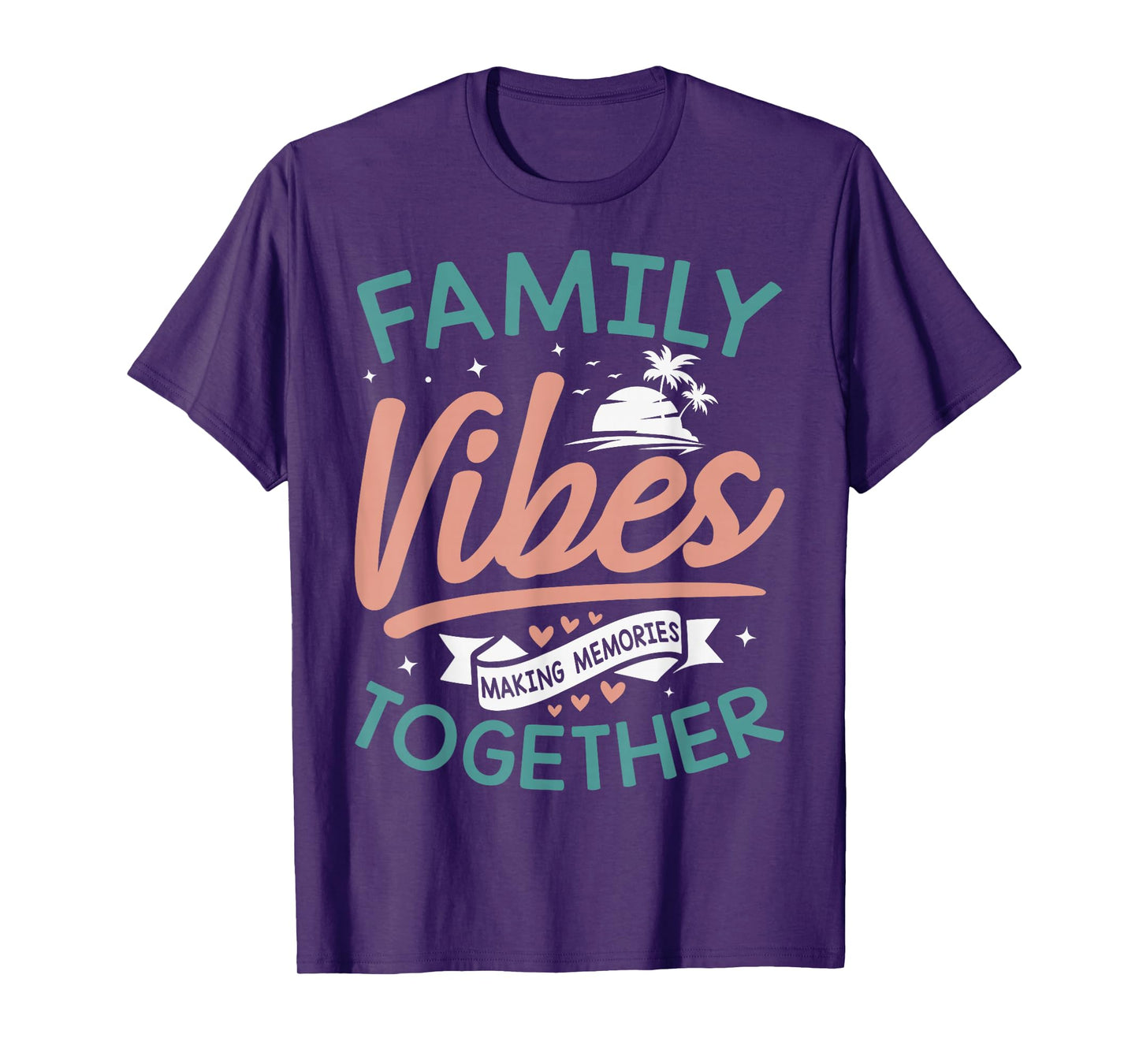 Family Vibes Making Memories Group Matching Family Reunion T-Shirt