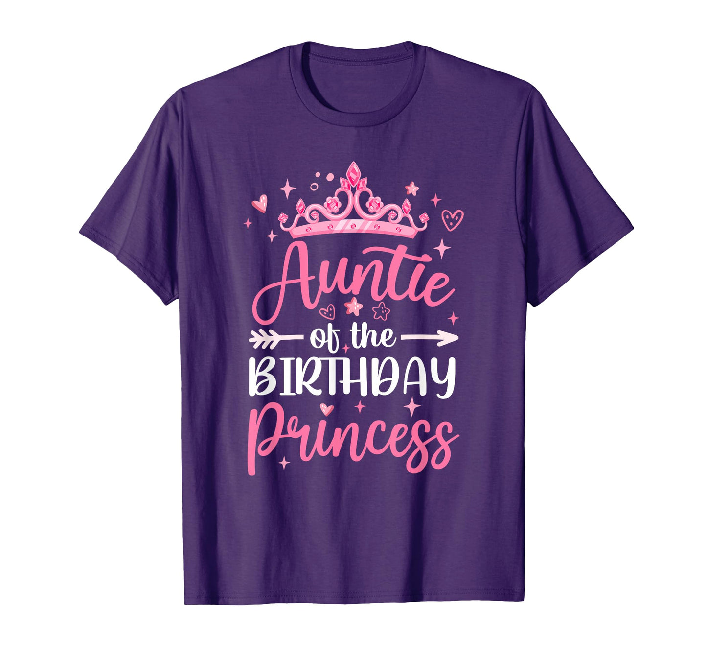 Auntie Of The Birthday Princess Birthday Girl Kid Family T-Shirt