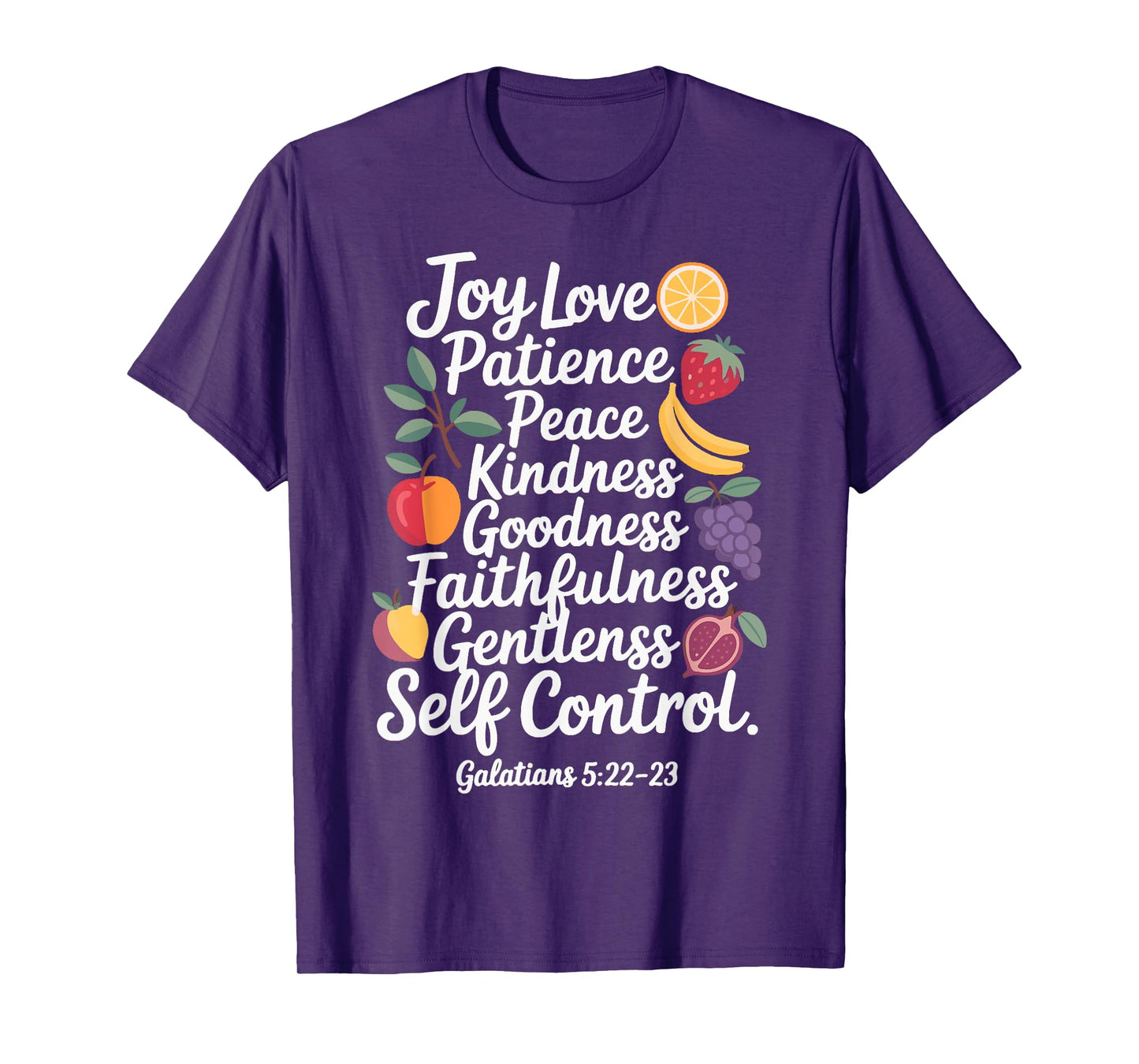 Awesome Galatians Fruit Of The Spirit Religious Verses T-Shirt