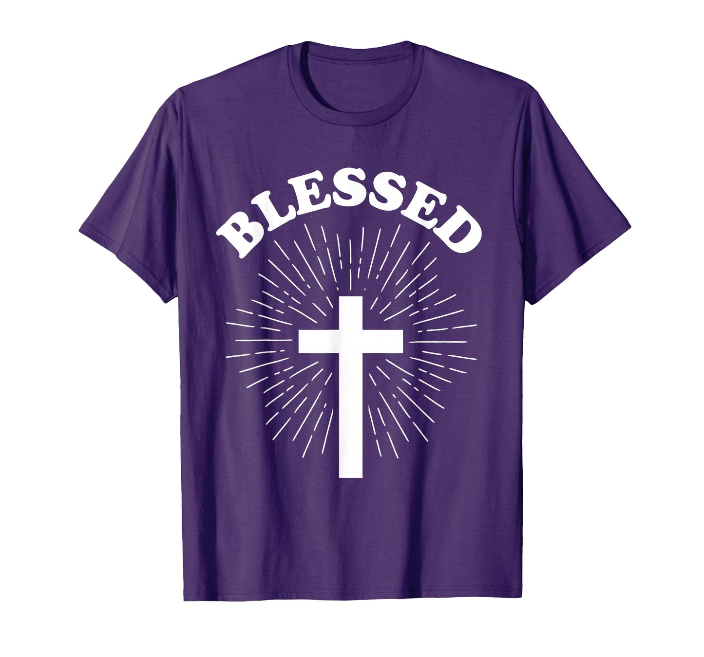 Vintage Blessed Christian Faith Cross Jesus Lover Spiritual T-Shirt