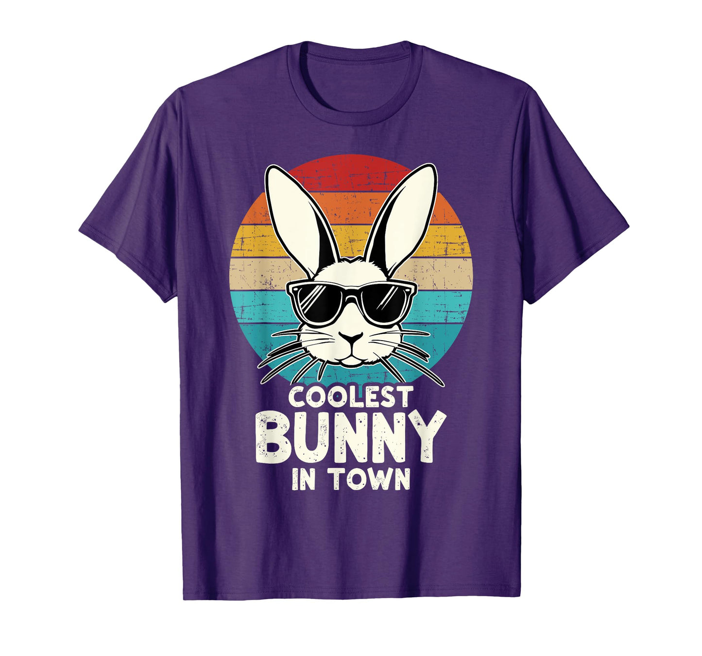Coolest bunny in town for easter day kids toddler T-Shirt