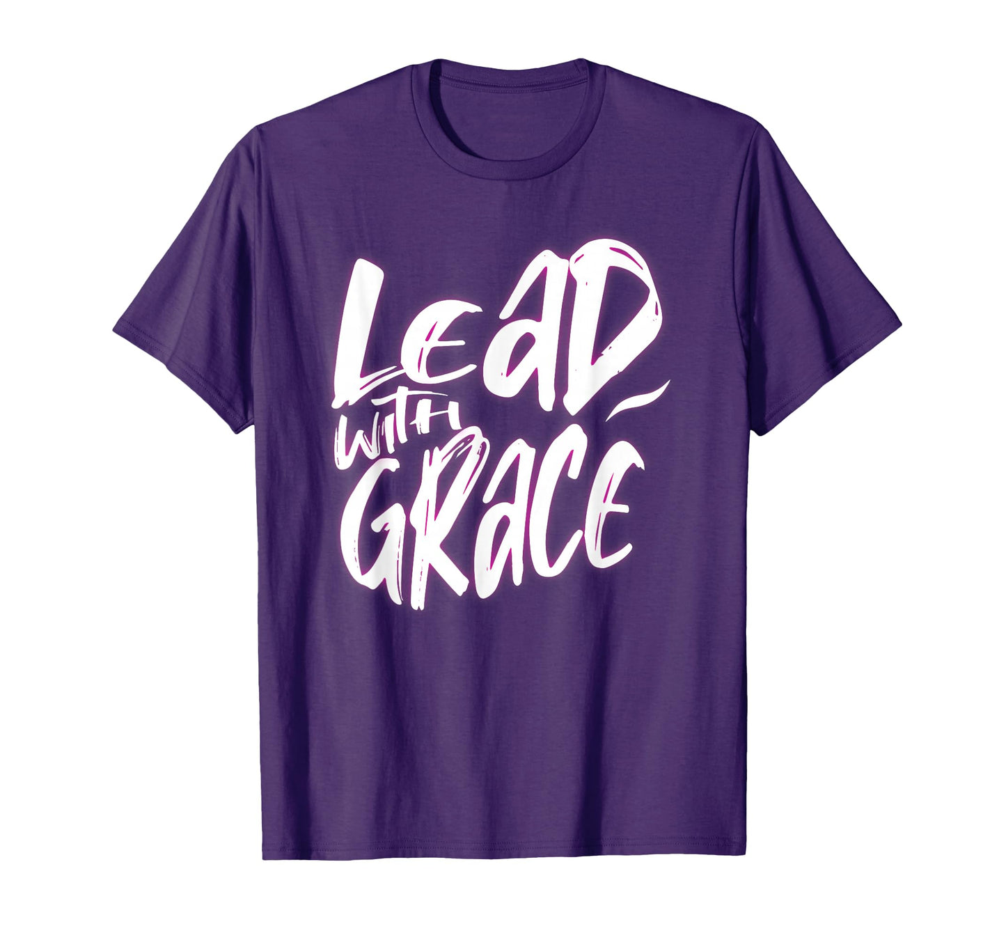 Lead with Grace, Christian Woman T-Shirt