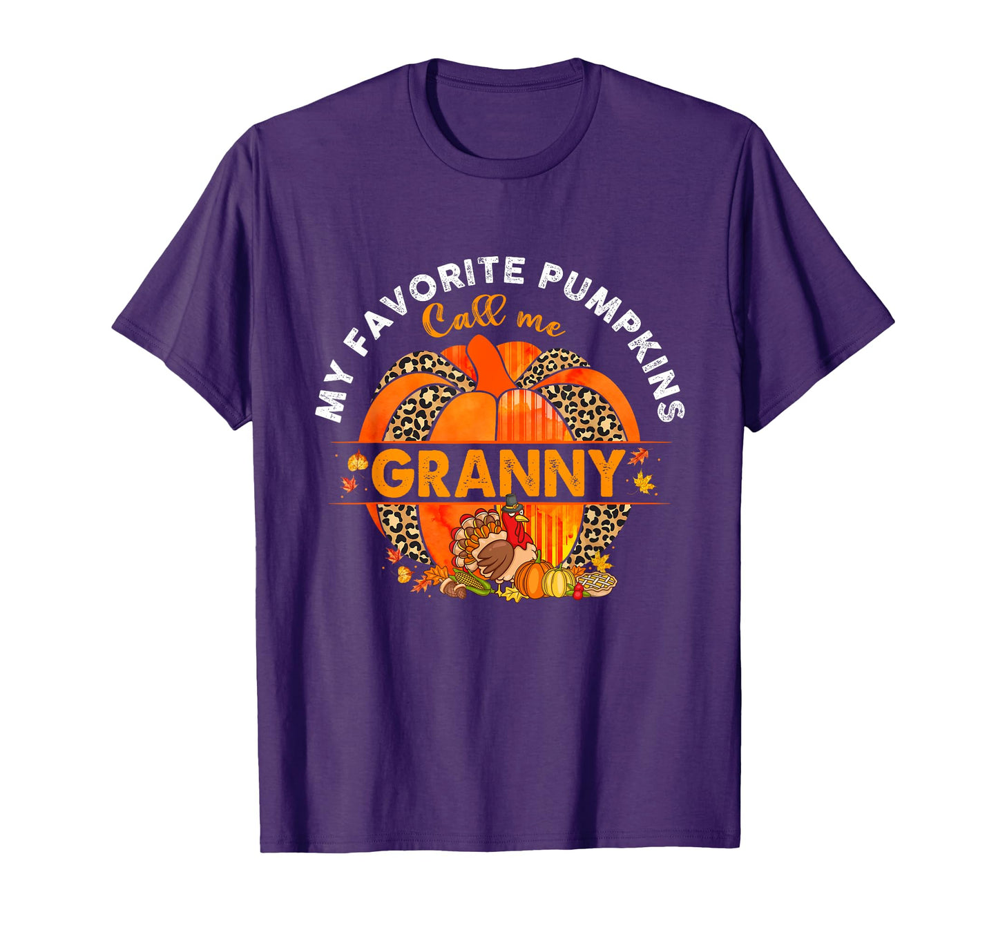 My Favorite Pumpkins Call Me Granny Pumpkin Thanksgiving T-Shirt
